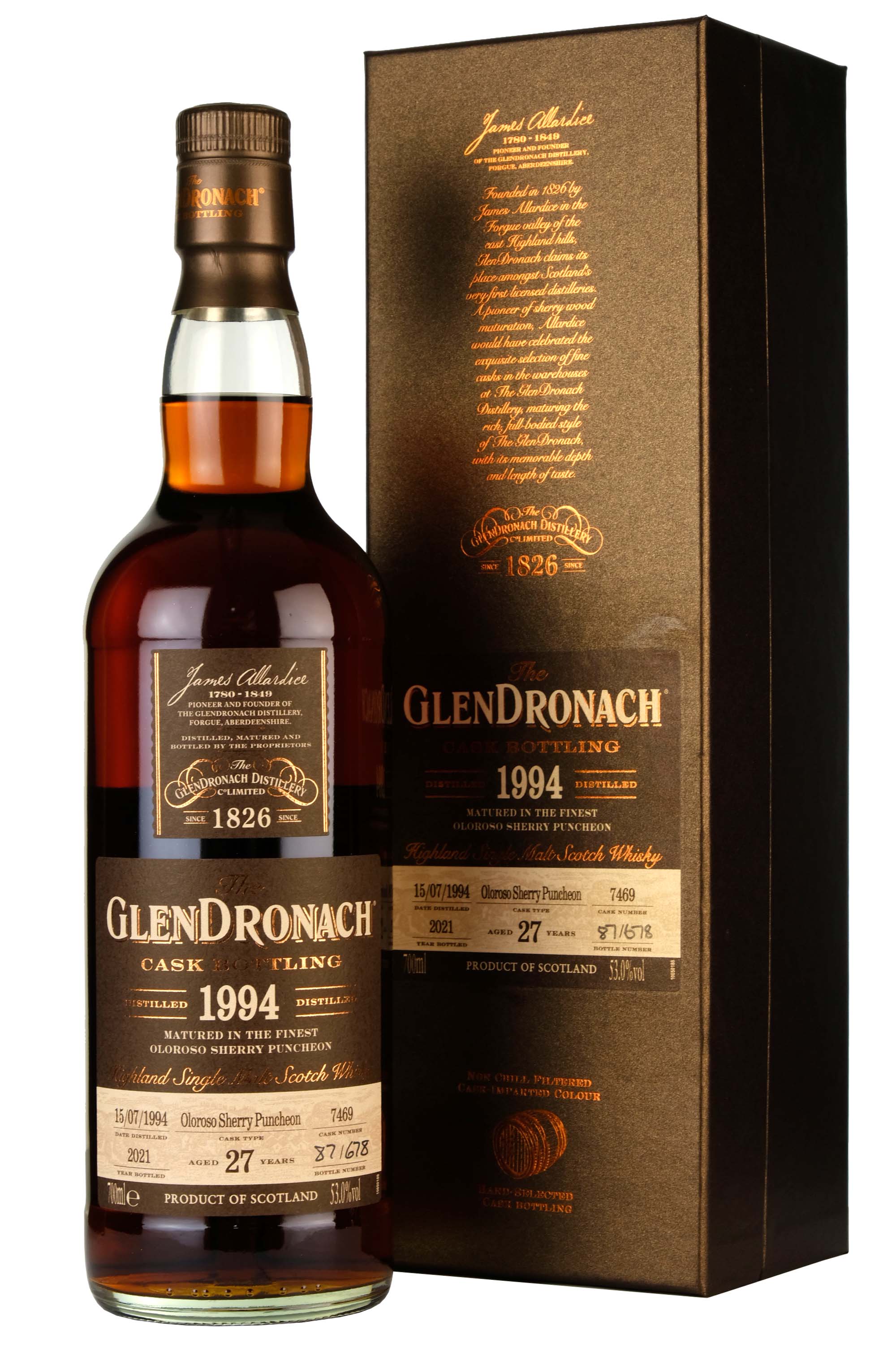 Glendronach 1994-2021 | 27 Year Old Cask 7469 | Batch 19