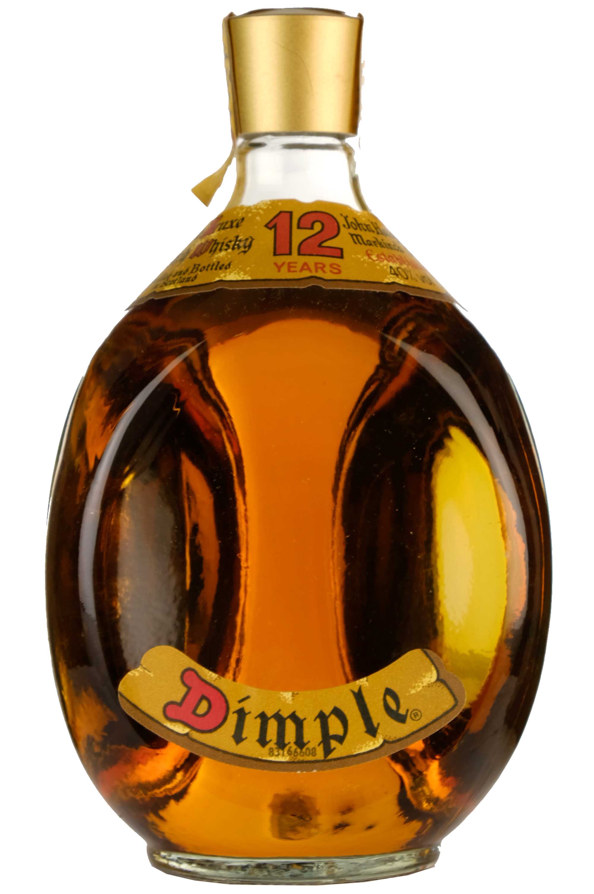 Dimple 12 Year Old De Luxe 1980s