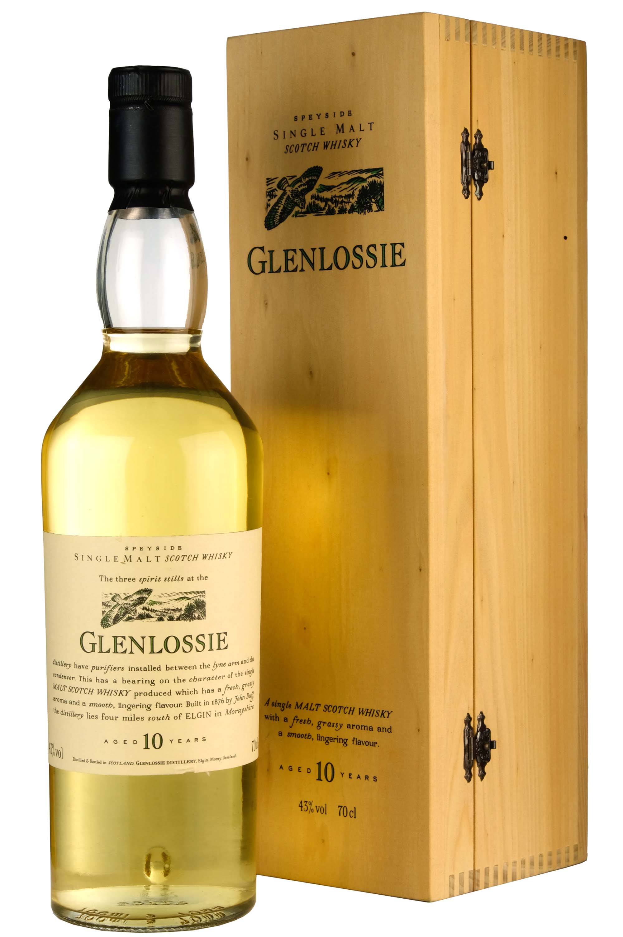 Glenlossie 10 Year Old Flora & Fauna 1990's - Whisky-Online Shop