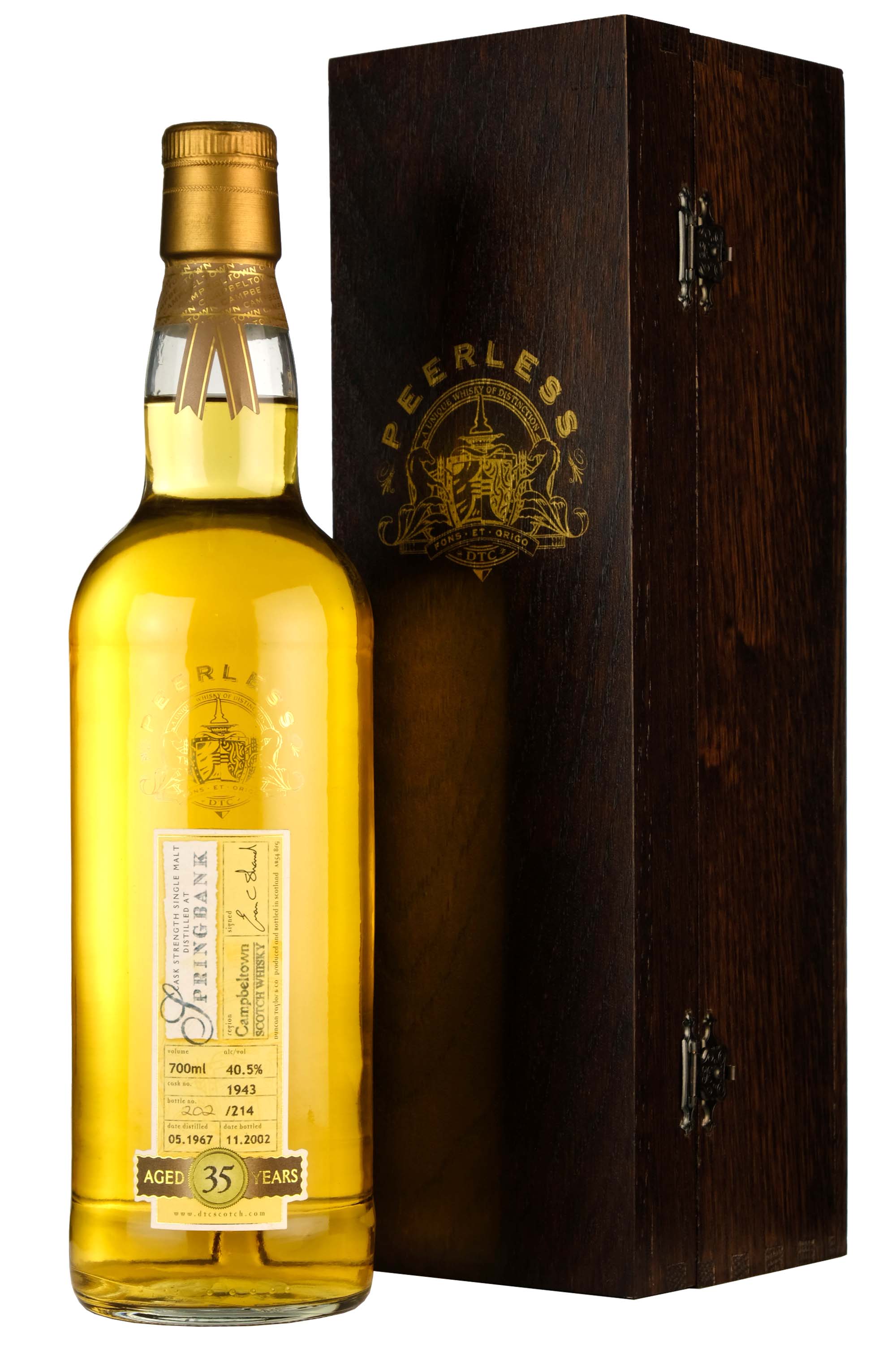 Springbank 1967-2002 | 35 Year Old Duncan Taylor Peerless Single Cask