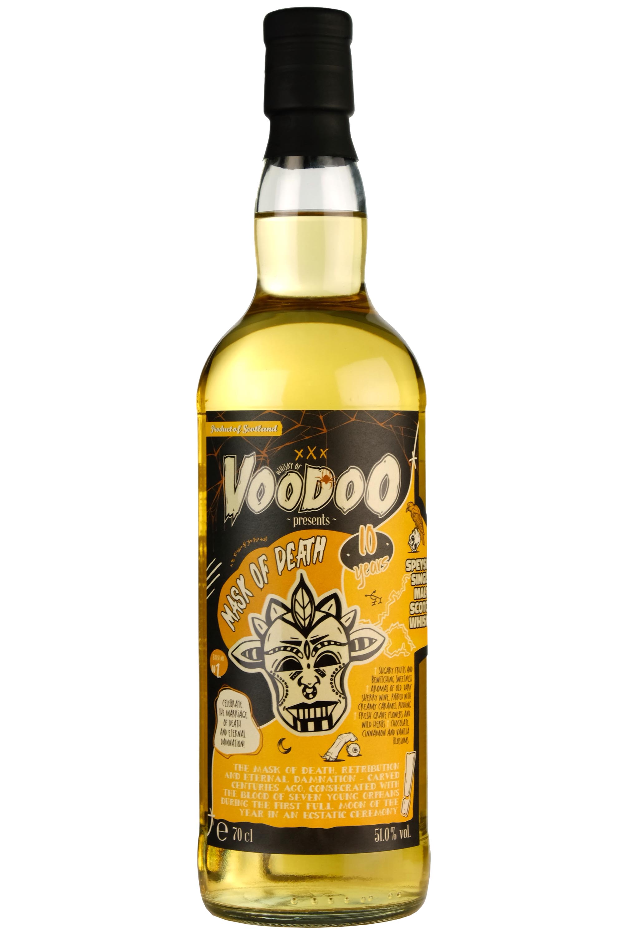 Dailuaine 10 Year Old Brave New Spirits Mask Of Death Voodoo Batch 001