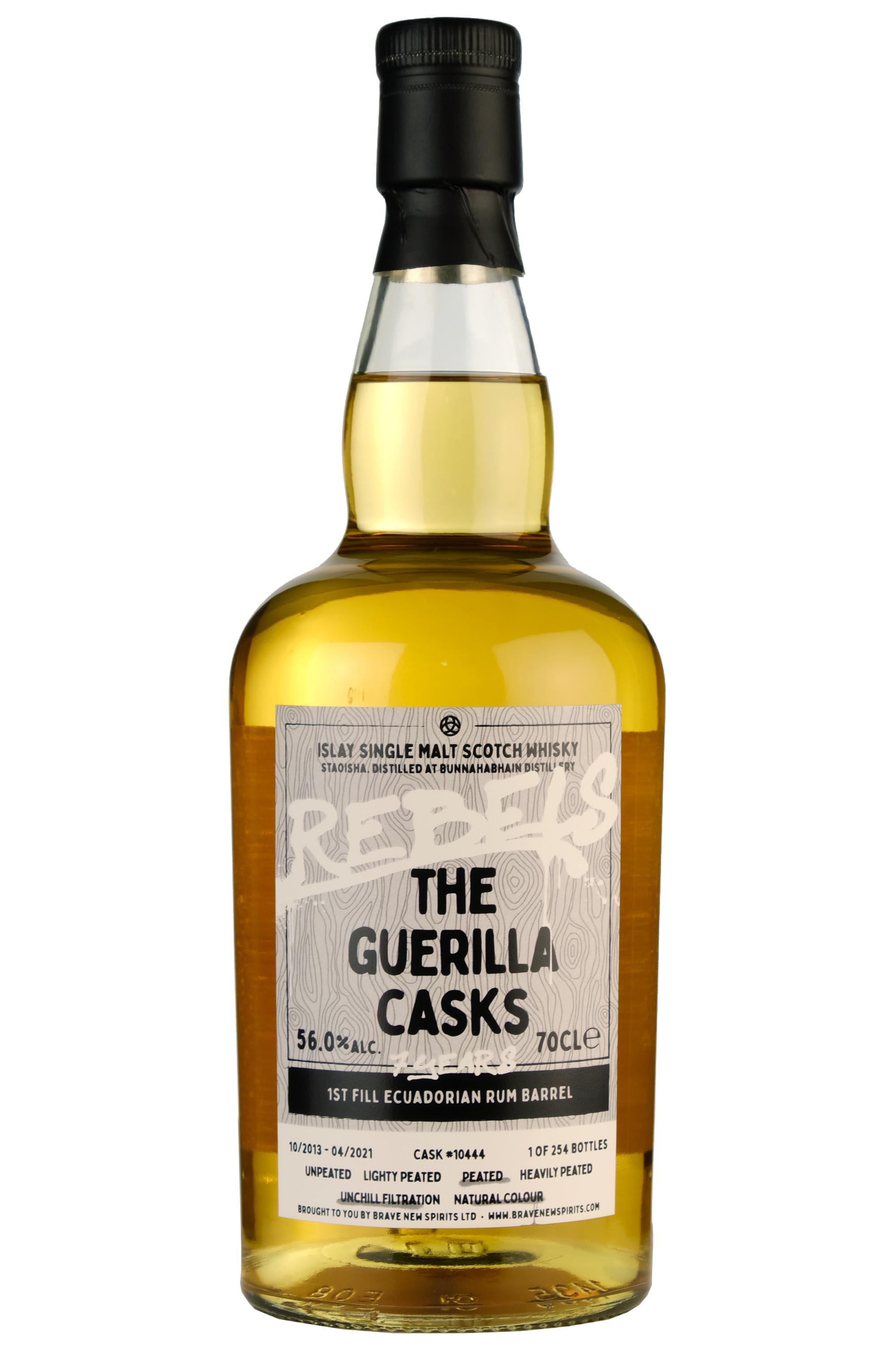 Staoisha (Bunnahabhain) 2013-2021 | 7 Year Old Rebels The Guerilla Casks Single Cask 10444