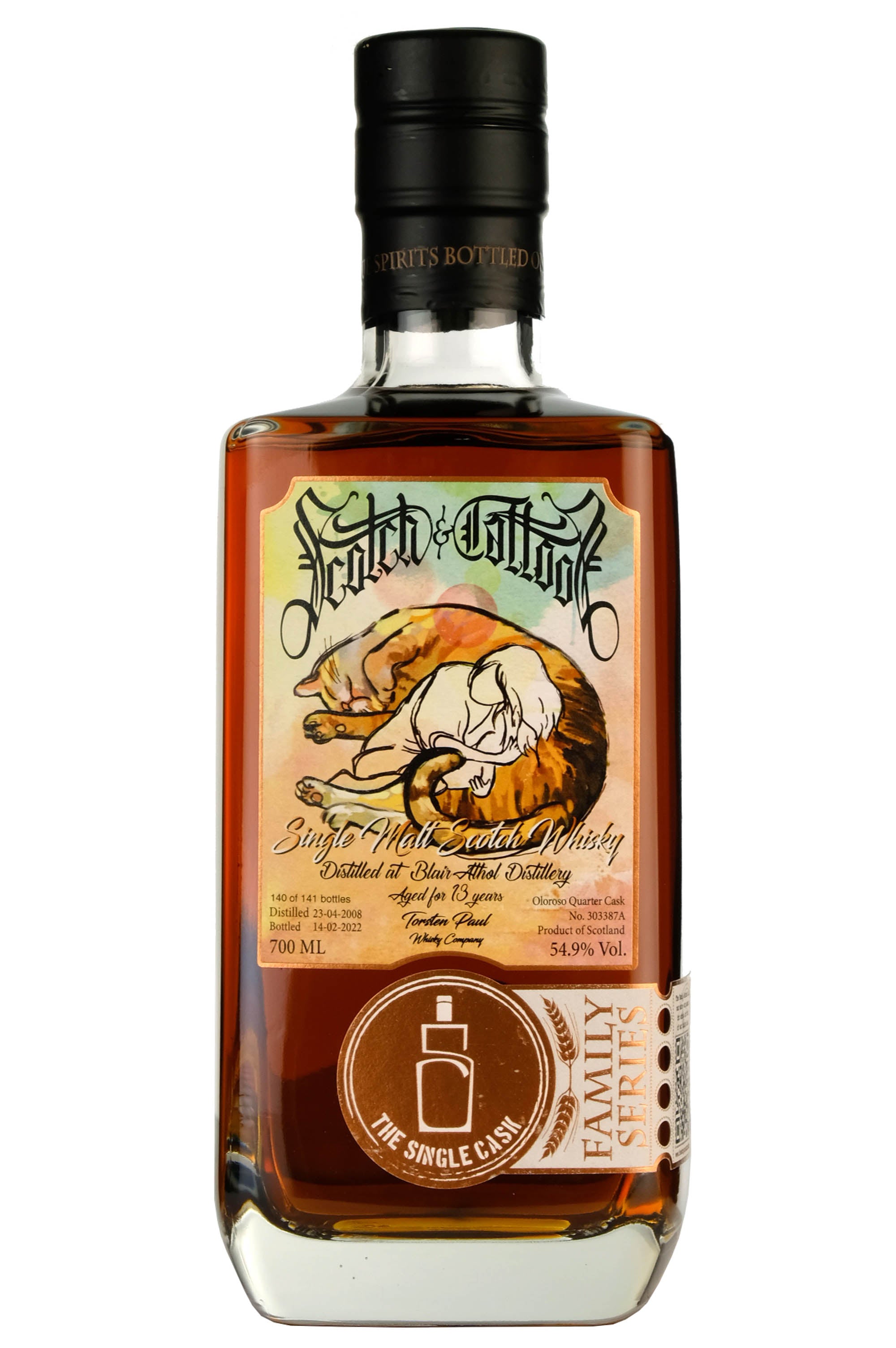 Blair Athol 2008-2022 | 13 Year Old Scotch & Tattoos | Cask 303387A
