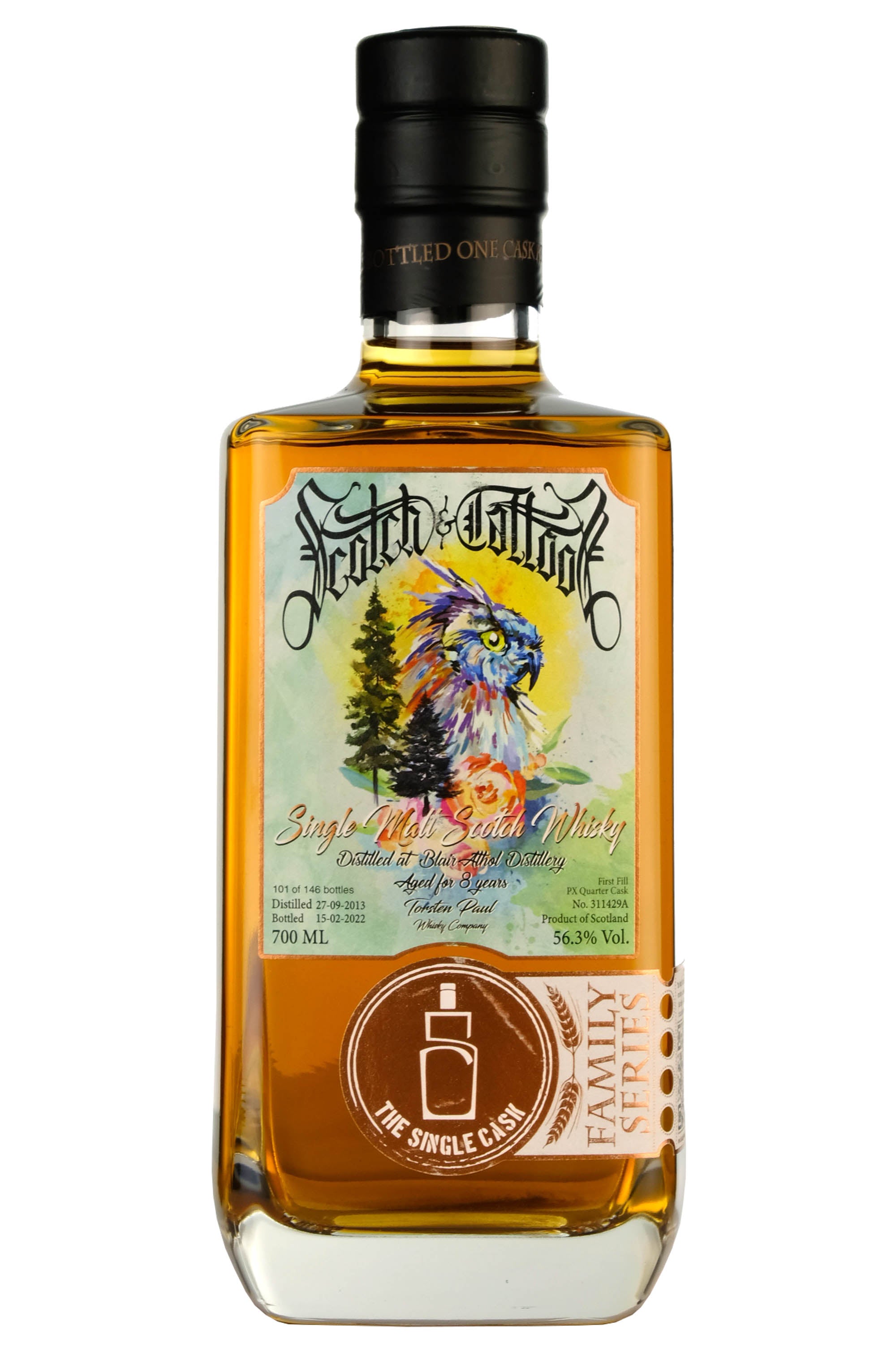 Blair Athol 2013-2022 | 8 Year Old Scotch & Tattoos | Cask 311429A