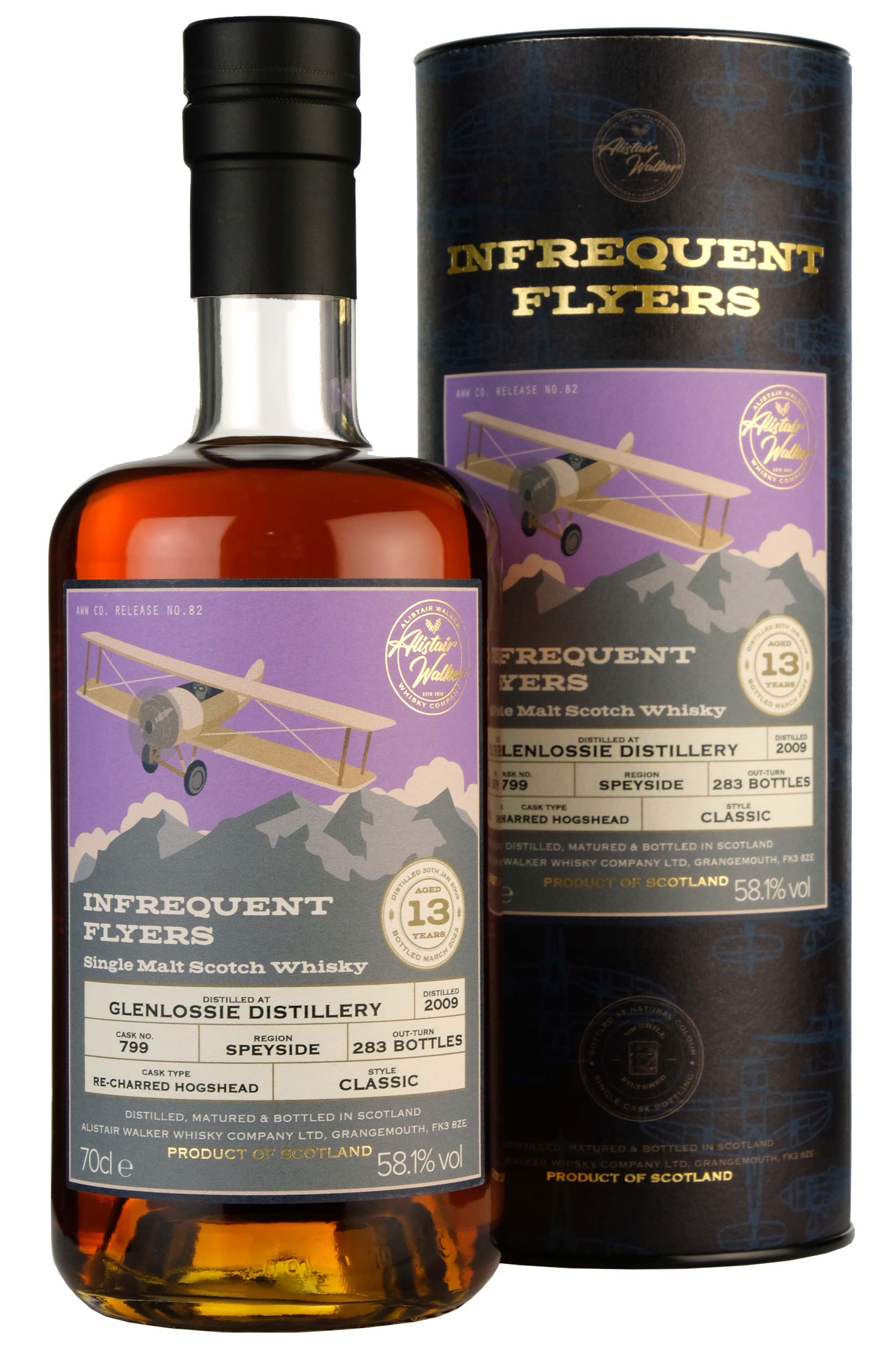 Glenlossie 2009-2022 | 13 Year Old Infrequent Flyers Cask 799