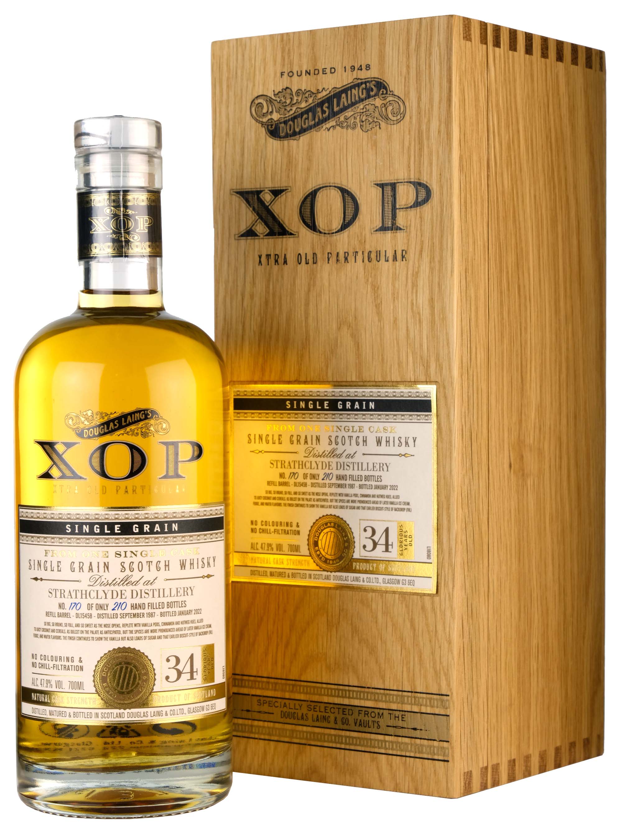 Strathclyde 1987-2022 | 34 Year Old XOP Cask DL15458