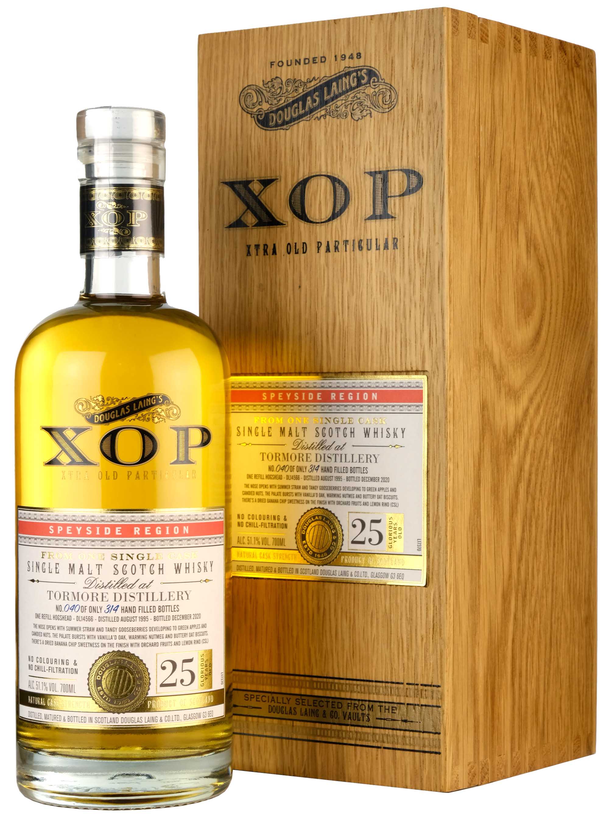 Tormore 1995-2020 | 25 Year Old XOP Cask DL14566