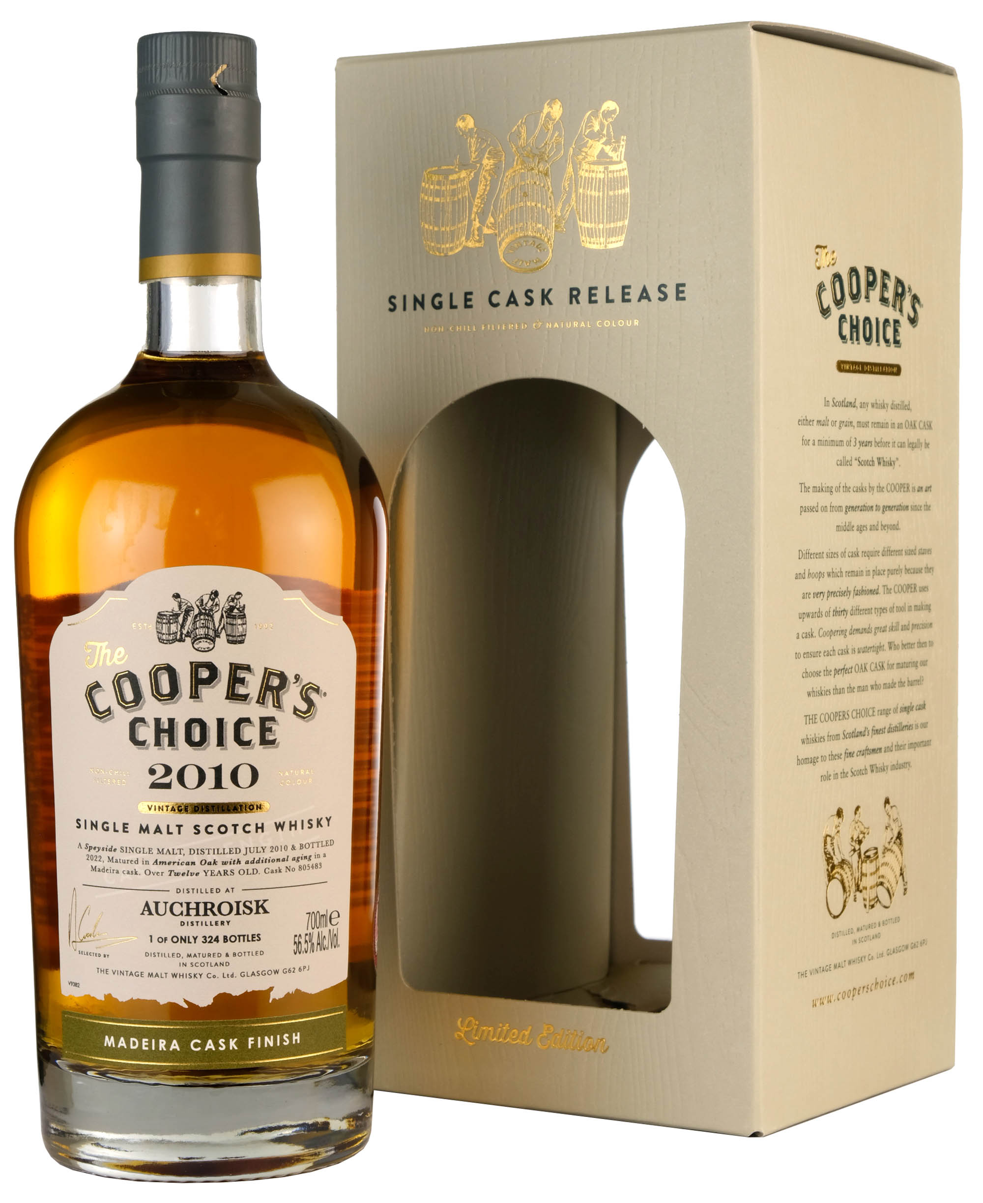 Auchroisk 2010-2022 | 12 Year Old | Cooper's Choice Single Cask 805483