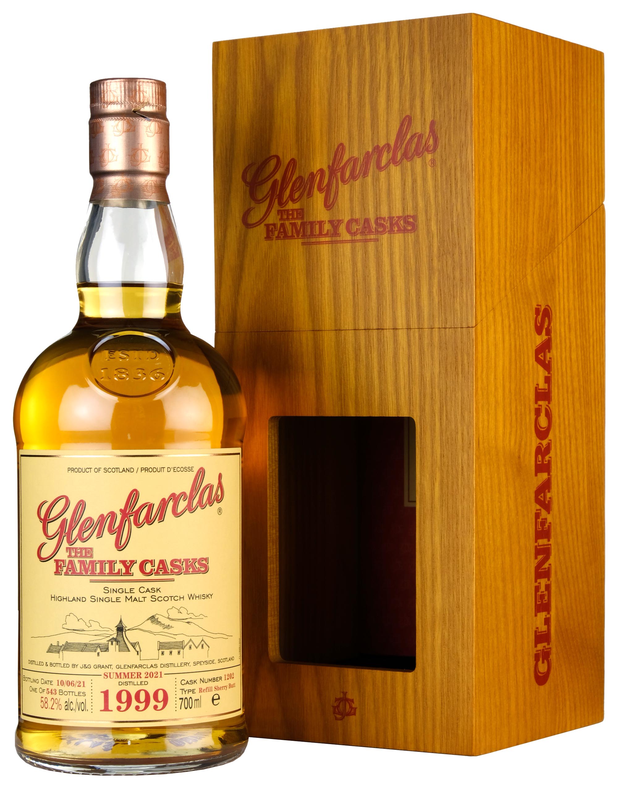 Glenfarclas 1999-2021 | 21 Year Old The Family Cask 1202