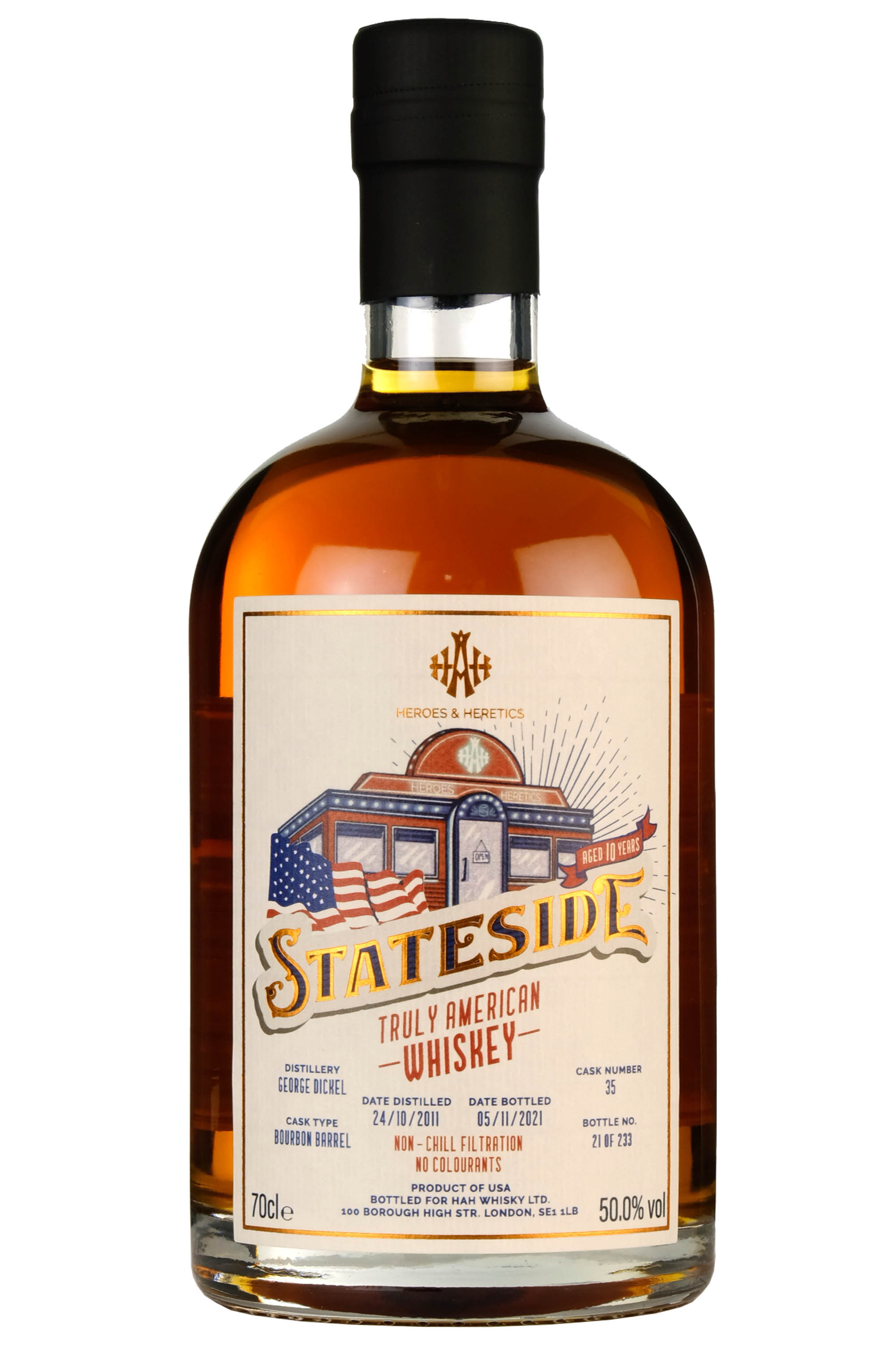 George Dickel 2011-2021 | 10 Year Old Stateside Single Cask 35