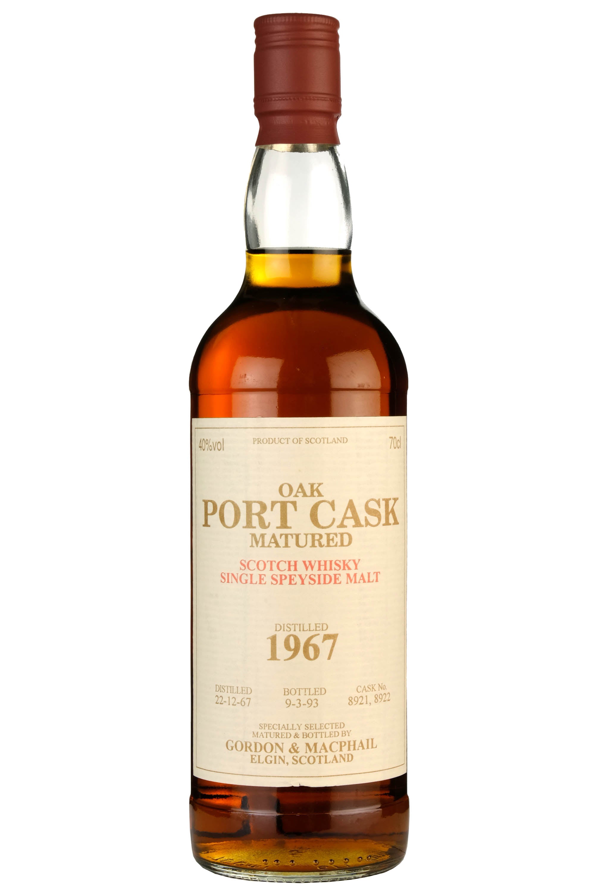 Gordon & MacPhail 1967-1993 | 25 Year Old Port Cask Matured