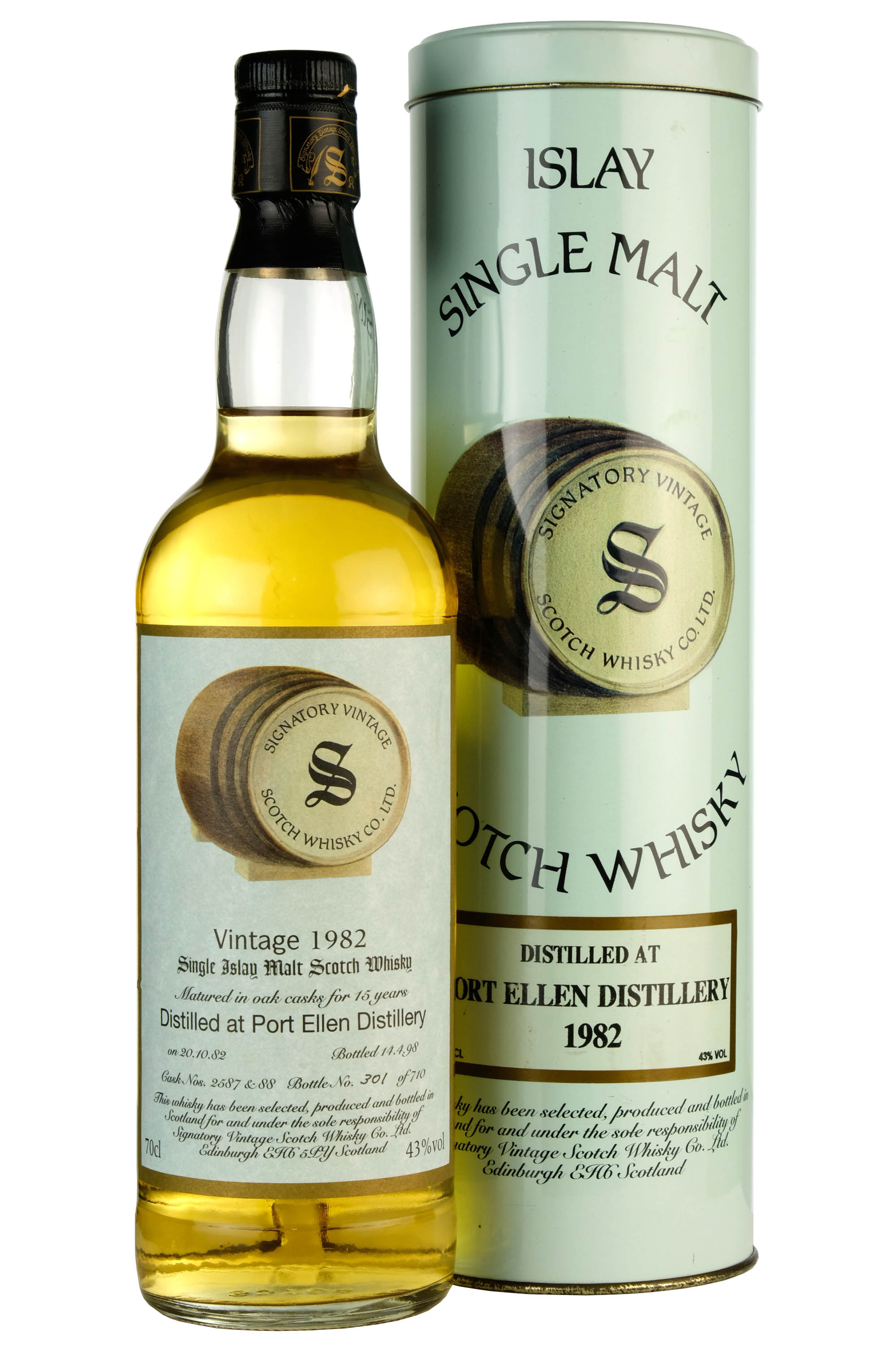Port Ellen 1982-1998 | 15 Year Old Signatory Vintage Cask 2587+88
