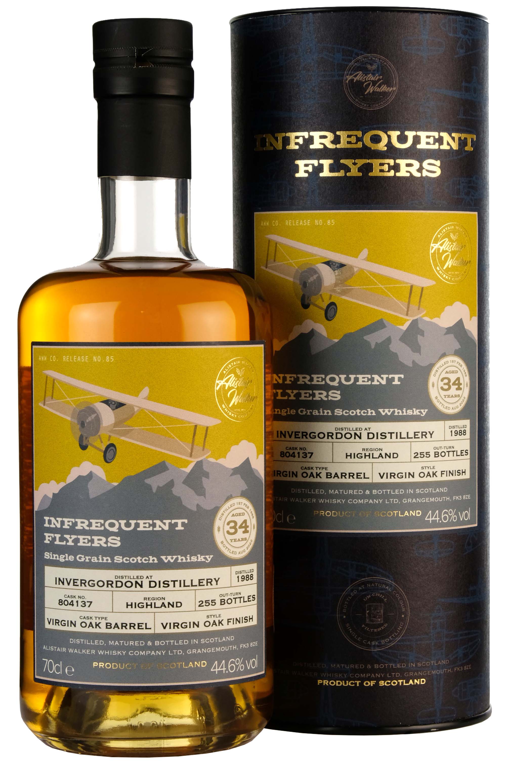 Invergordon 1988-2022 | 34 Year Old Infrequent Flyers |Single Cask 804137