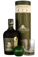 Diplomatico Reserva Exclusiva Rum | Gift Pack + Glass and Ice Ball Mould