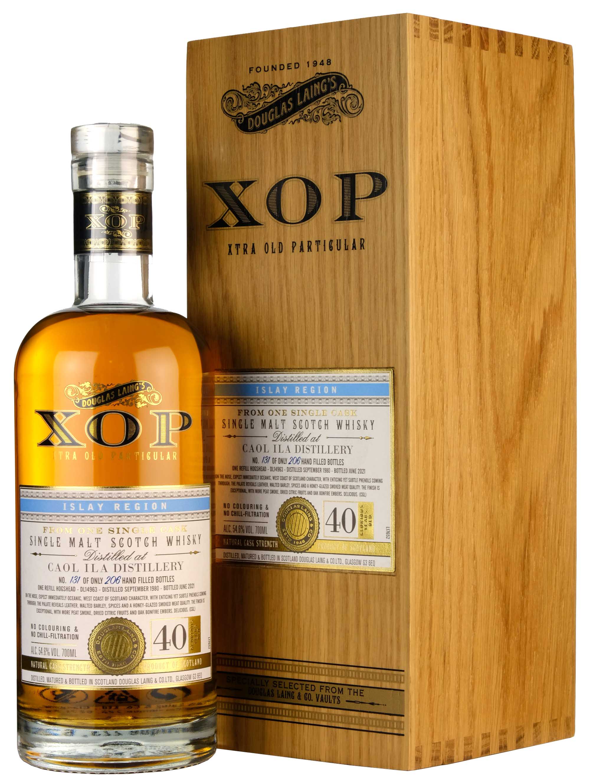 Caol Ila 1980-2021 | 40 Year Old XOP Single Cask DL14963