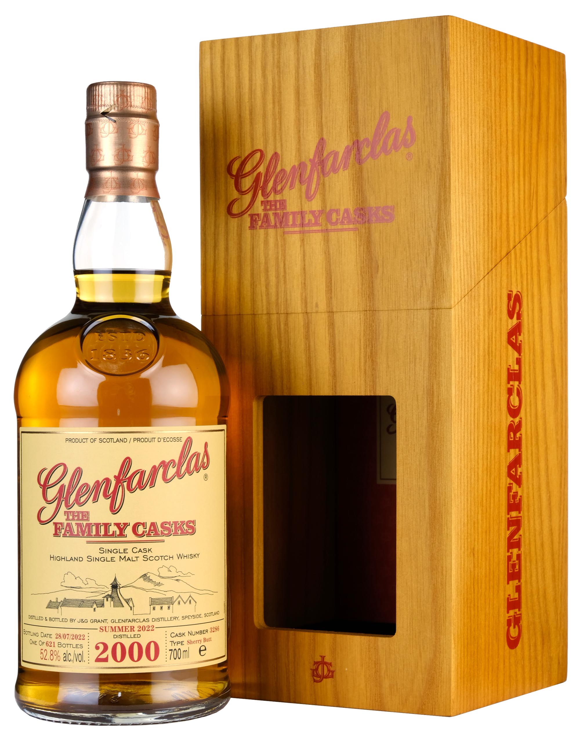 Glenfarclas 2000 22 Year Old Family Cask 3286 Whisky-Online