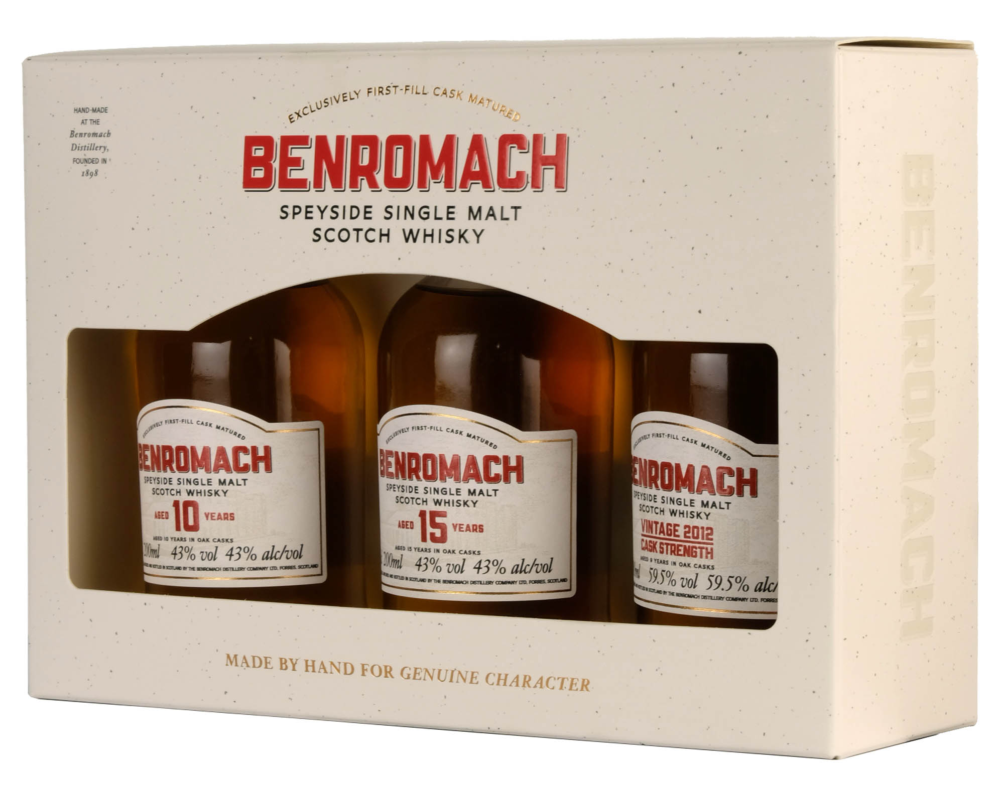 Benromach 20cl Tri-Pack | 10 Year Old, 15 Year Old, 2012 Cask Strength