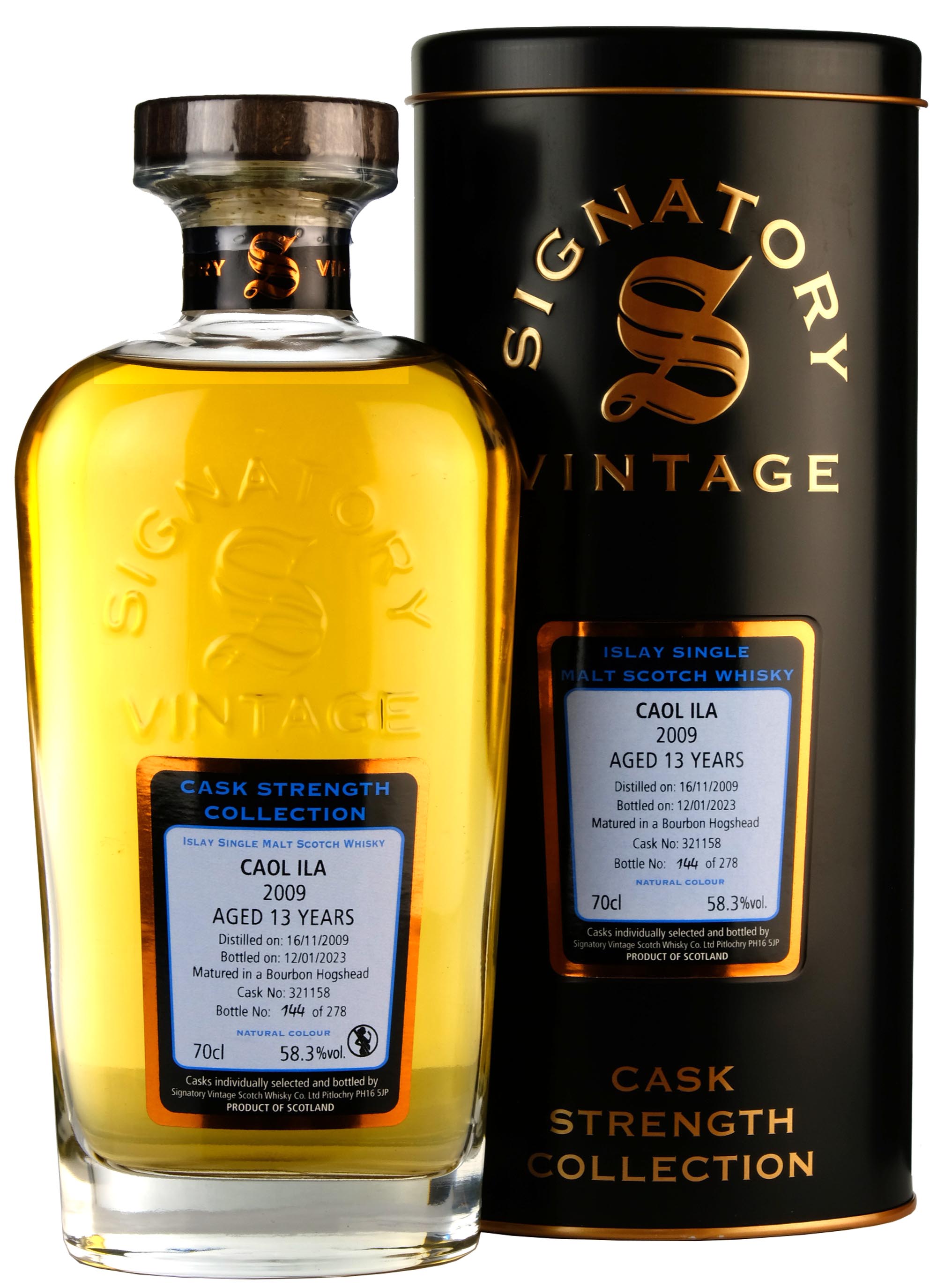 Caol Ila 2009-2023 | 13 Year Old Signatory Vintage Cask 321158
