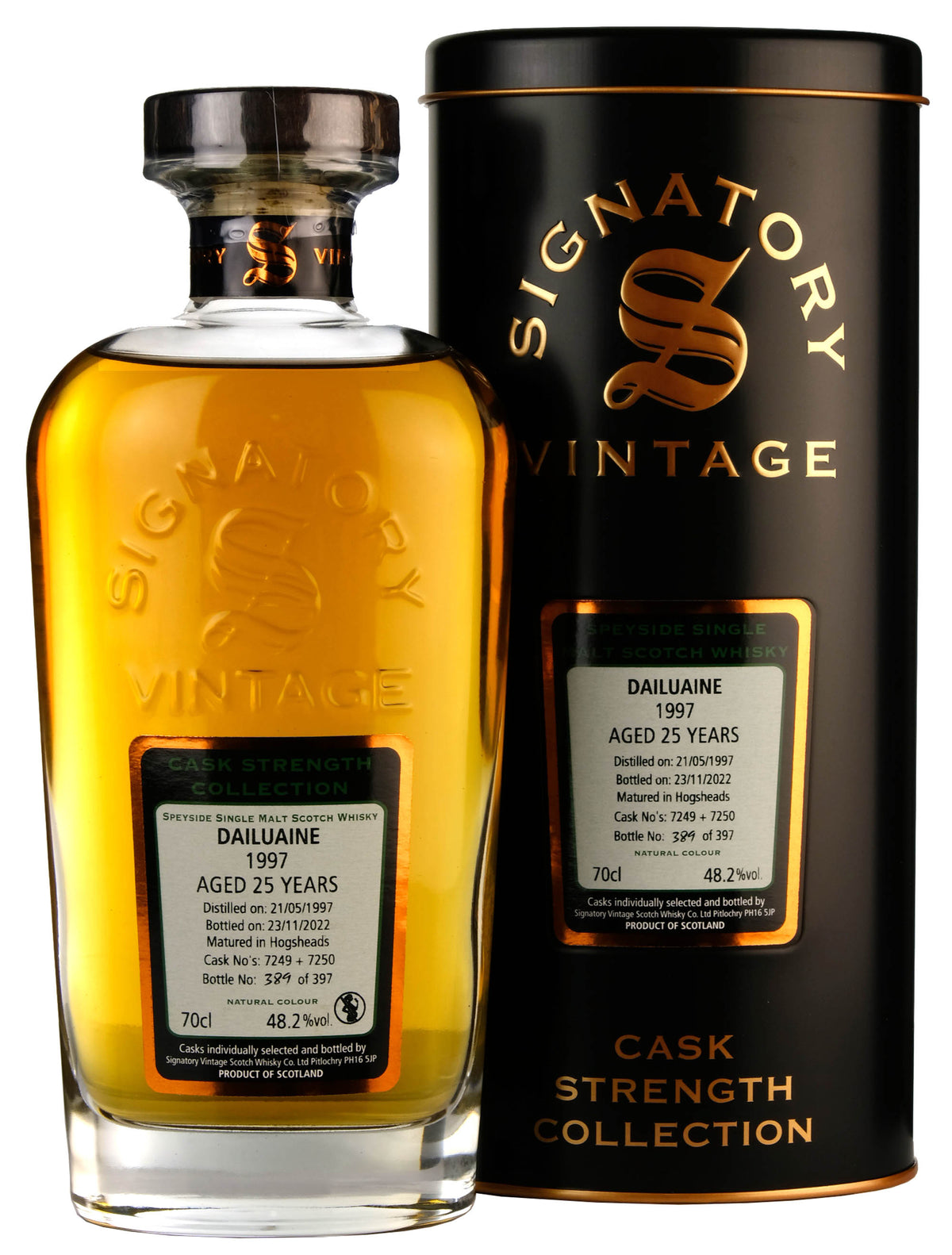 Dailuaine 1997-2022 | 25 Year Old Signatory Vintage Casks 7249 + 7250