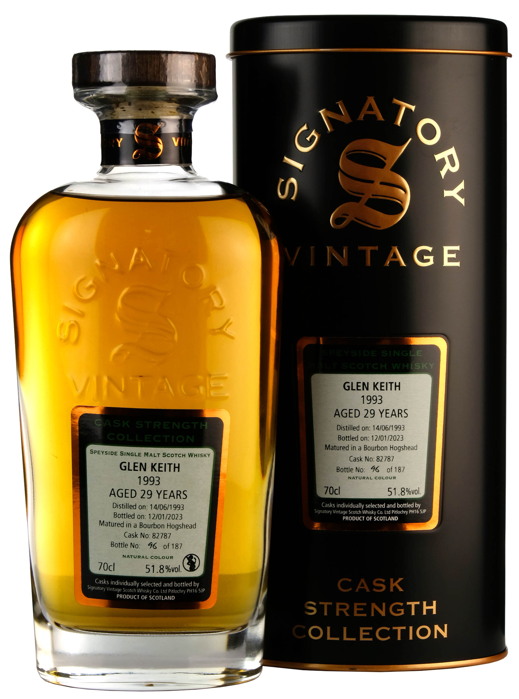 Glen Keith 1993-2023 | 29 Year Old Signatory Vintage Cask 82787