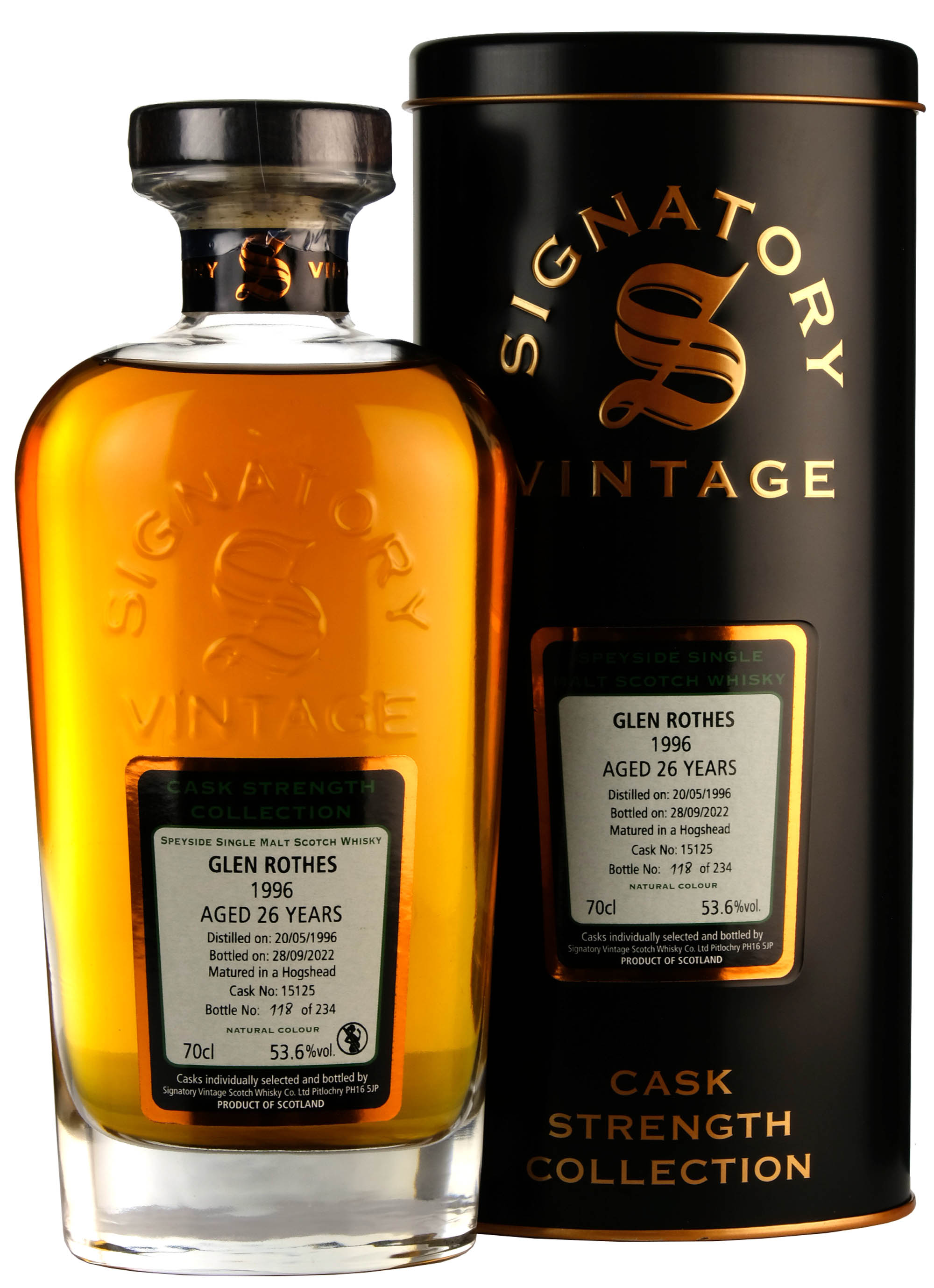 Glenrothes 1996-2022 Signatory 15125 - Whisky-Online Shop
