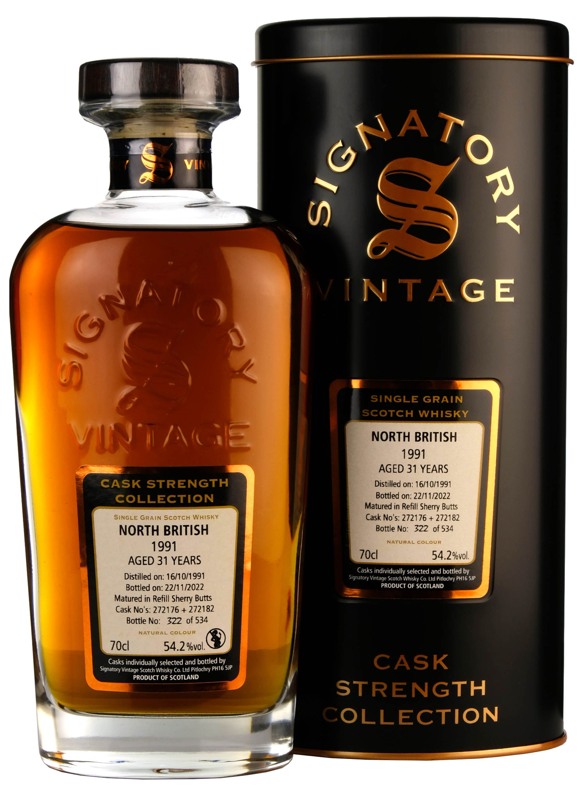 North British 1991-2022 | 31 Year Old Signatory Vintage Cask Strength Collection Casks 272176-272182