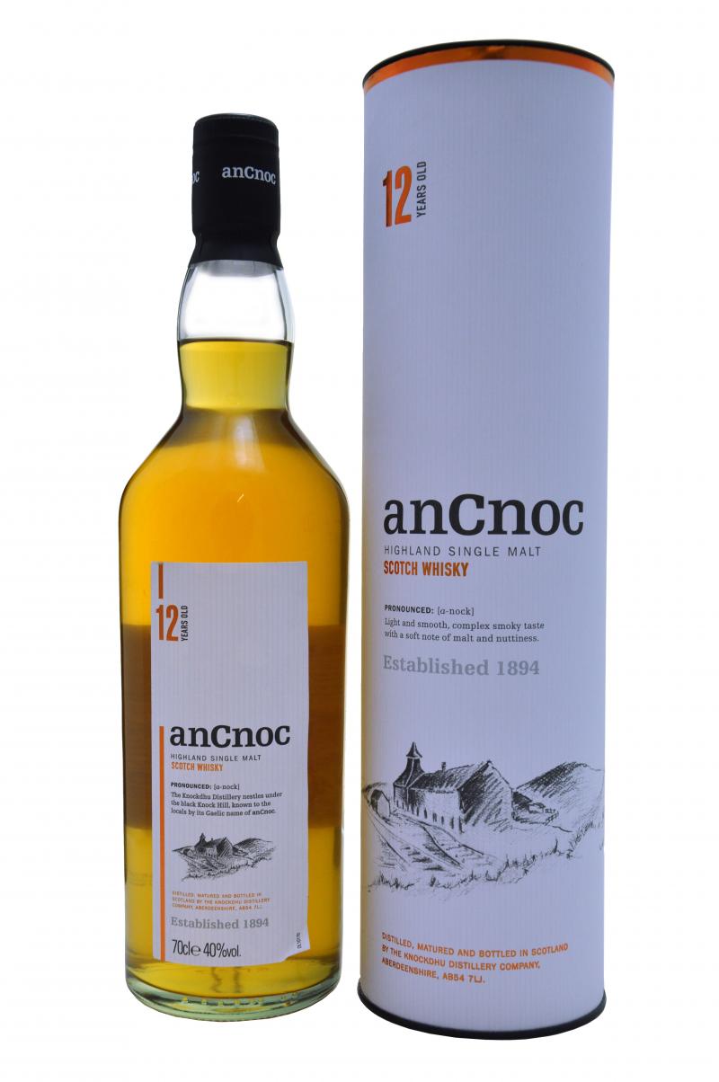 An Cnoc 12 year Old, single, speyside scotch malt whisky, whiskey