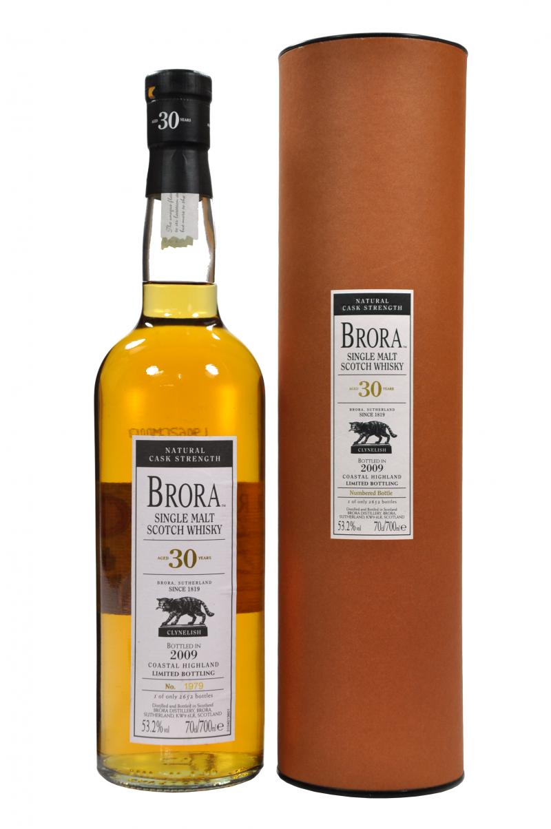 brora 30 year old, bottled 2009, single malt scotch whisky, whiskey