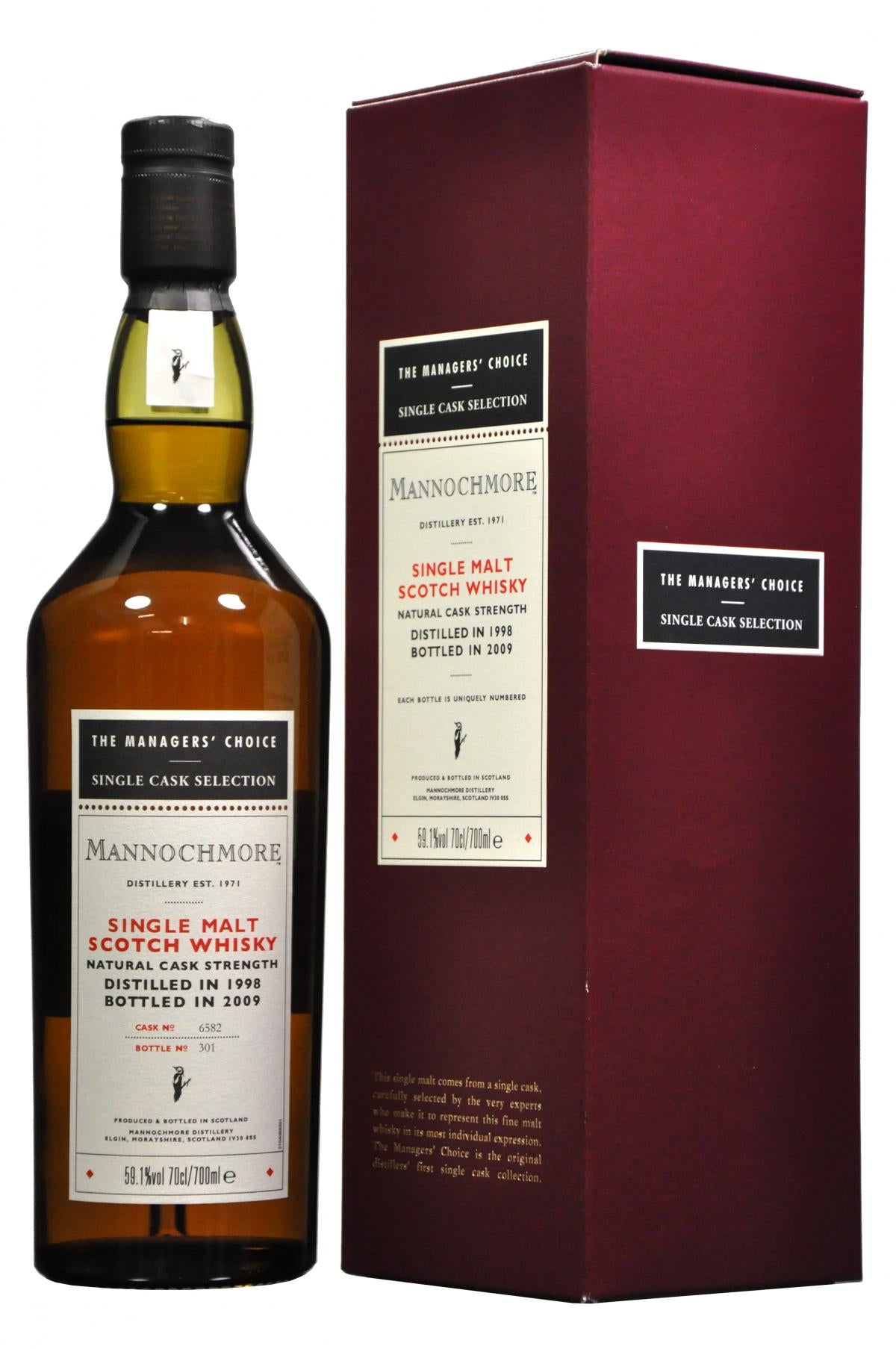 Mannochmore 1998-2009 | Managers' Choice | Cask 6582