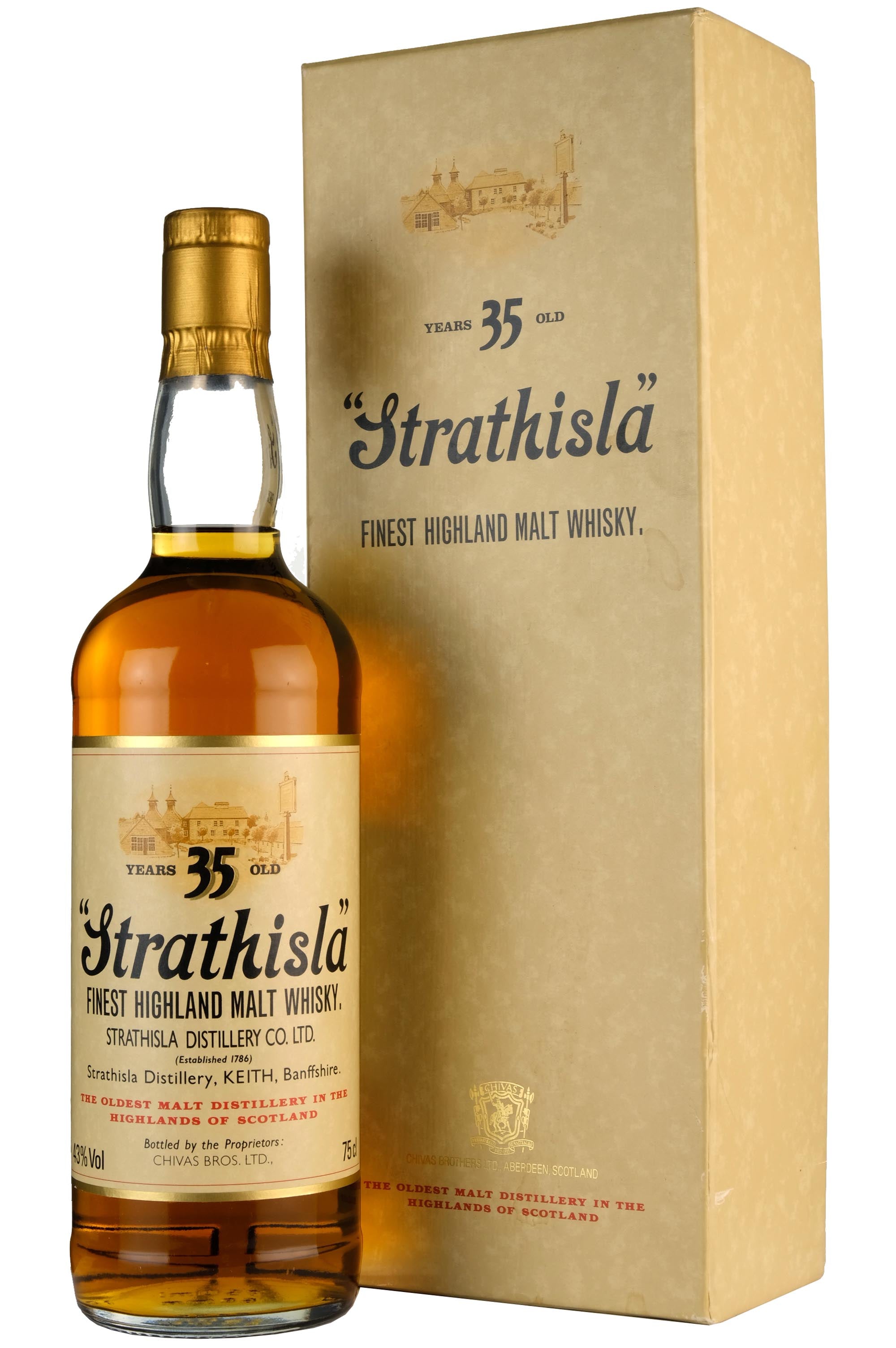 Strathisla 35 Year Old Bicentenary 1786-1986