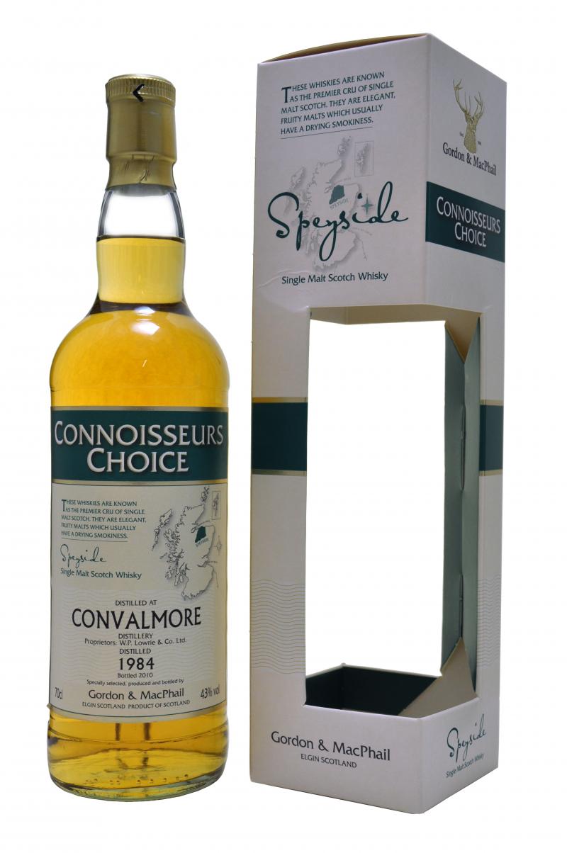 convalmore distilled 1984 bottled 2010 bottled by gordon and macphail connoisseurs choice range single malt scotch whisky whiskey