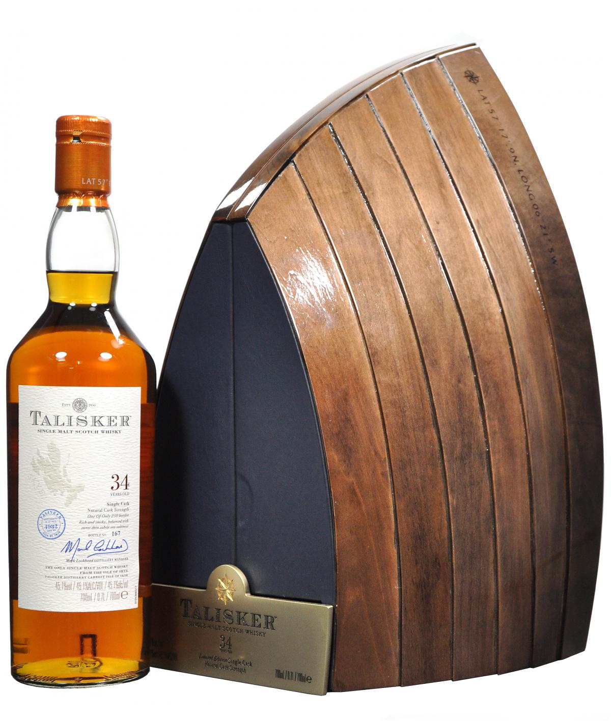 Talisker 1975-2011 | 34 Year Old | Wooden Boat Cabinet