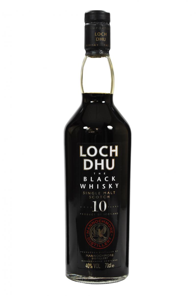 loch dhu 10 year old, the black whisky from mannochmore distillery, single malt scotch whisky
