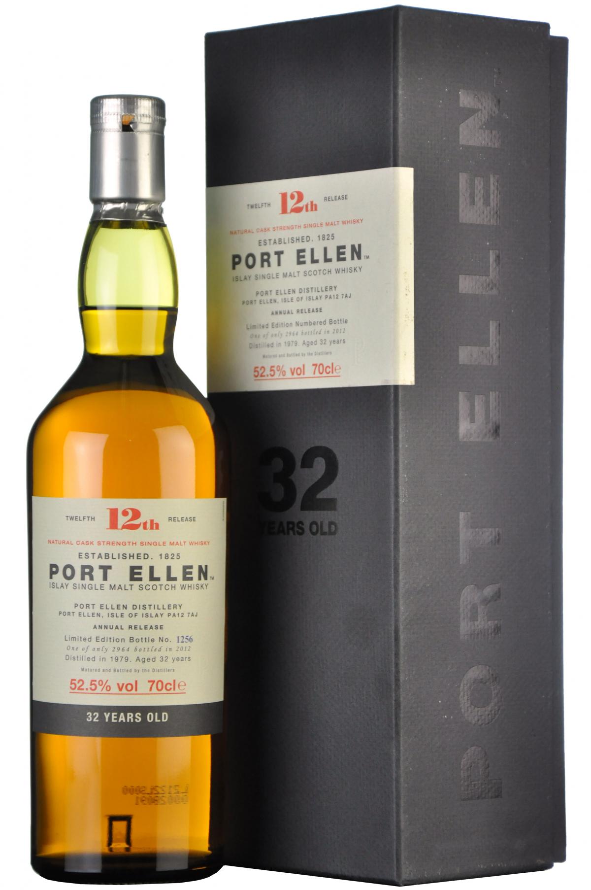 port ellen 12th release, 1979, 32 year old whisky,