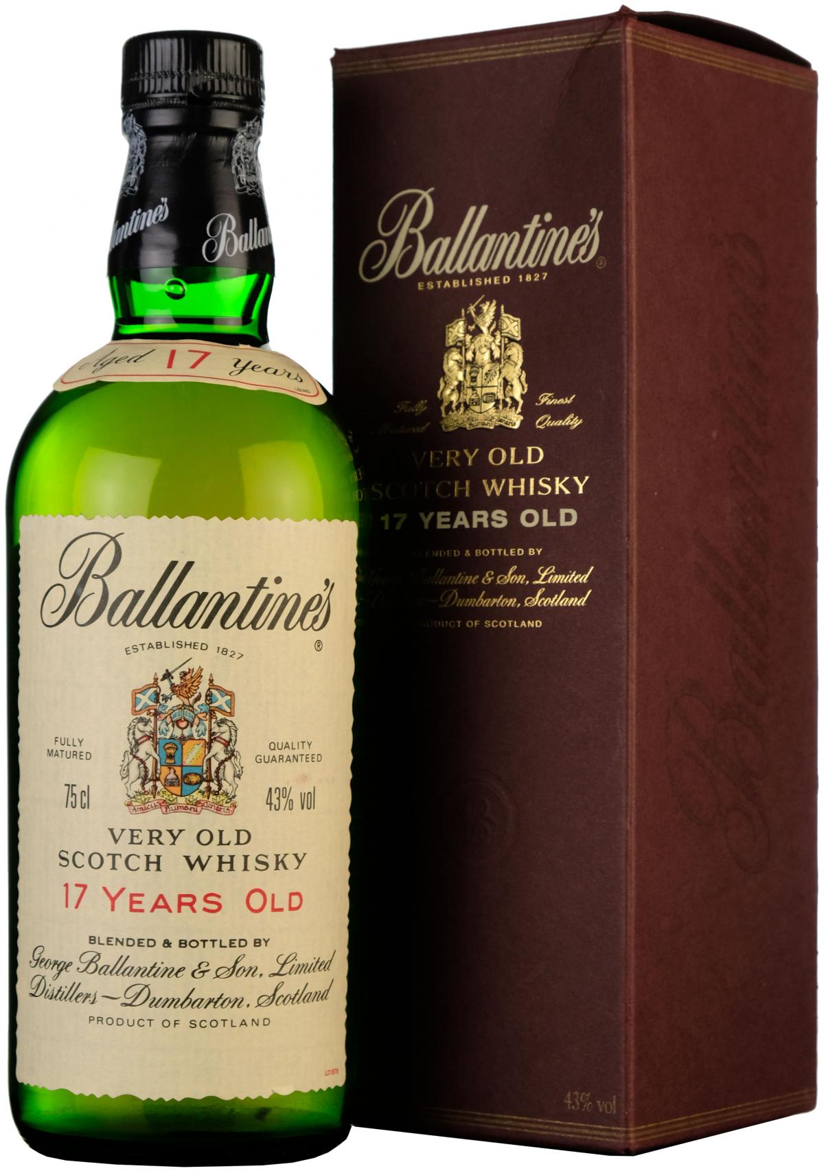 Ballantine's 17 Year Old 1990s