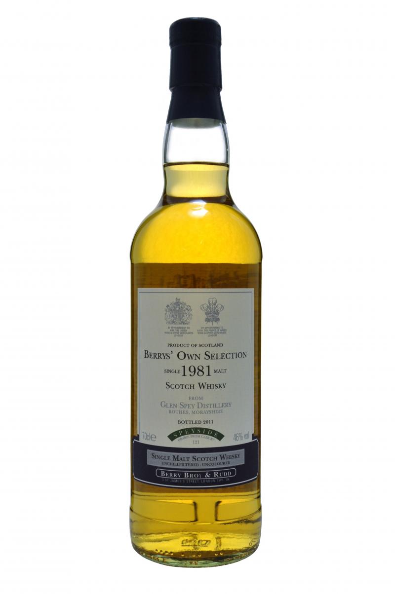 Glen Spey 1981-2011 | Berrys' Own Selection | Berry Bros & Rudd