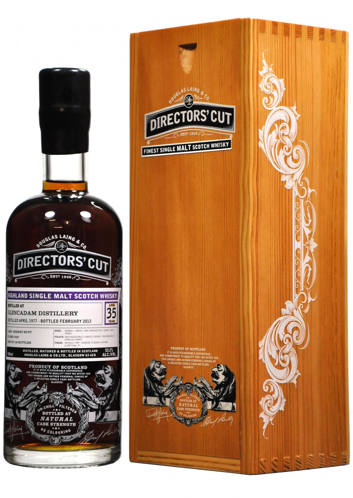 Glencadam 1977-2013 | 35 Year Old | Directors' Cut | Cask 9457