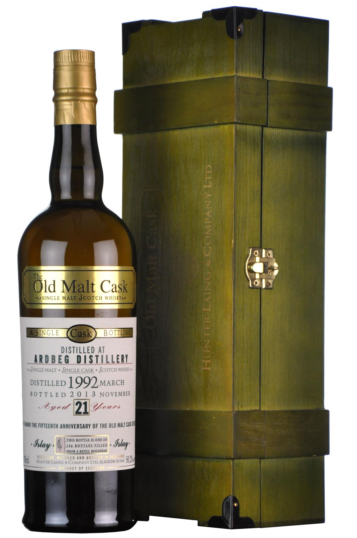 Ardbeg 1992-2013 | 21 Year Old | Old Malt Cask 15th Anniversary