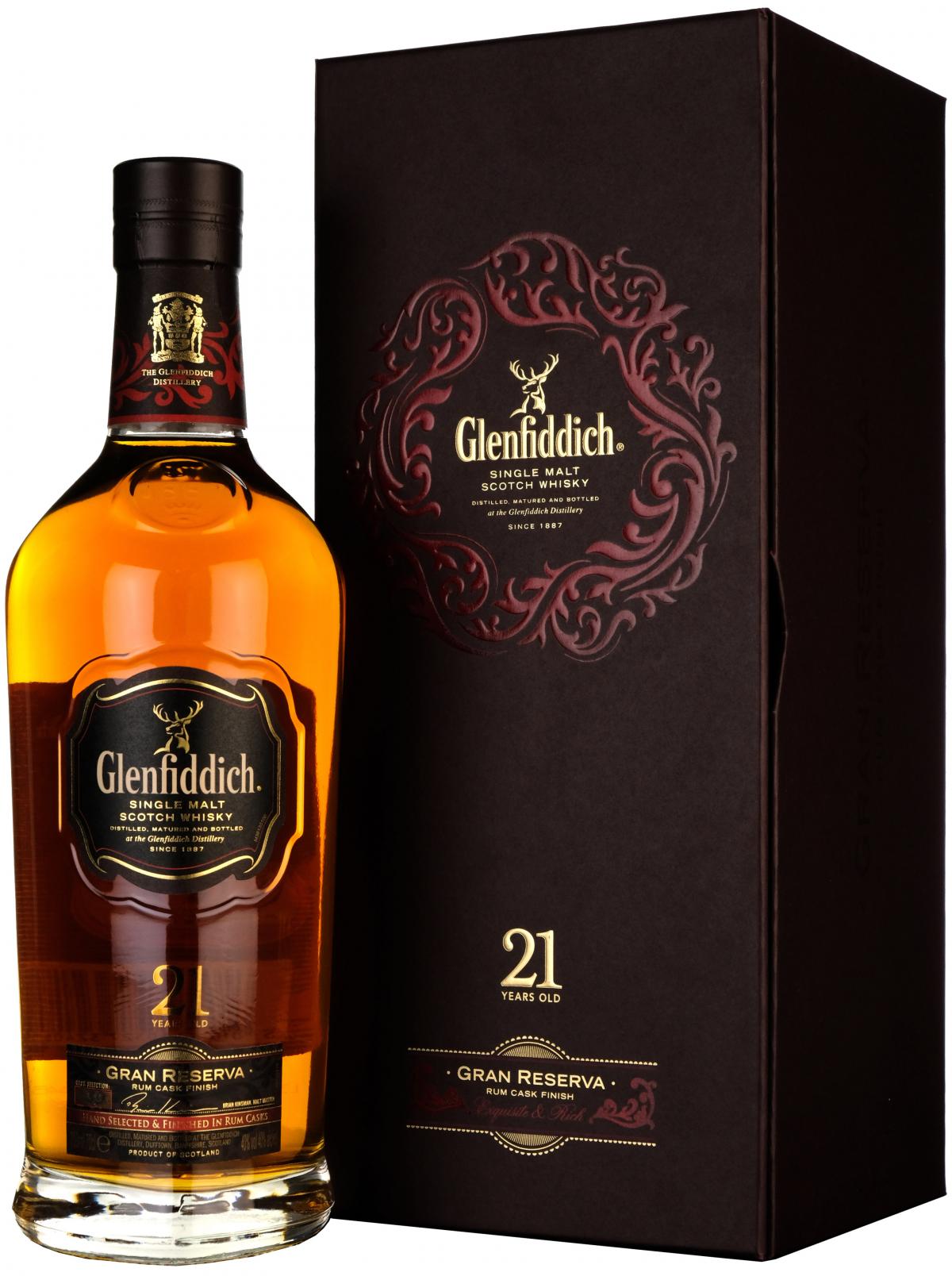 glenfiddich 21 Year Old gran reserva rum cask finish