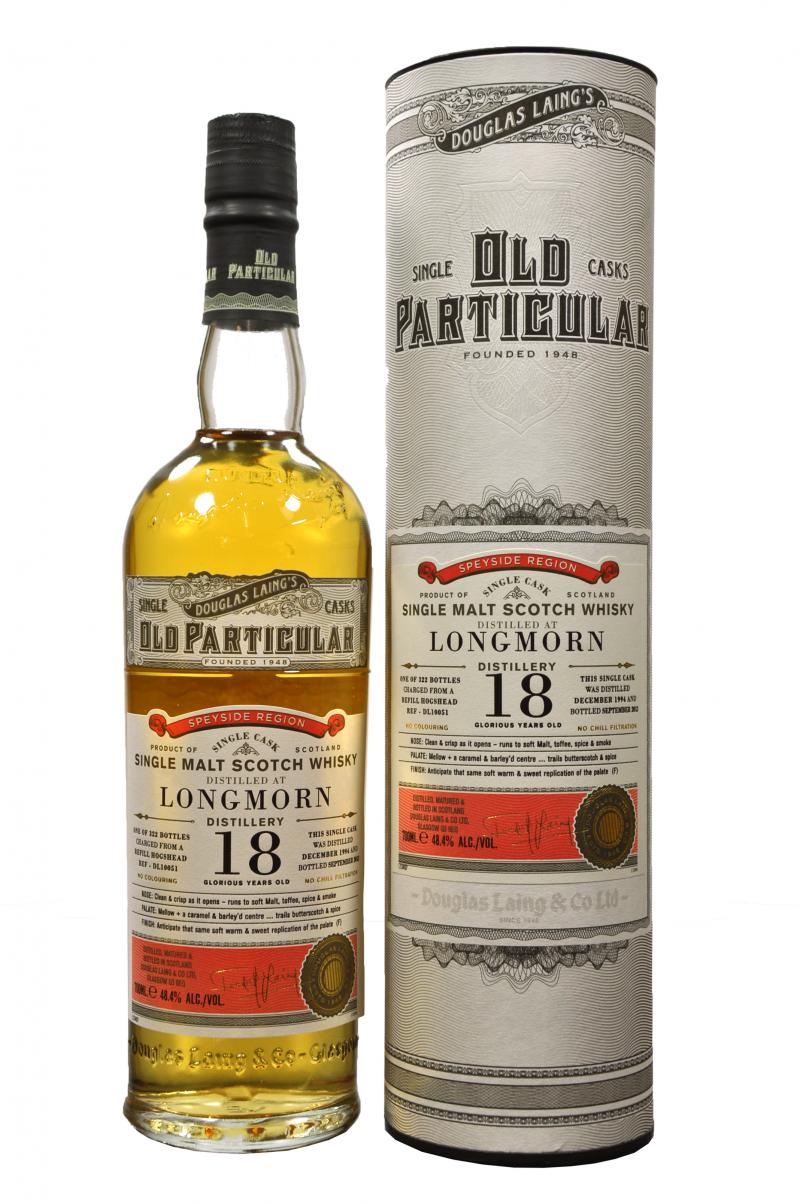 Longmorn 18 Year Old - 1994 Cask 10051 - Old Particular- Whisky Online