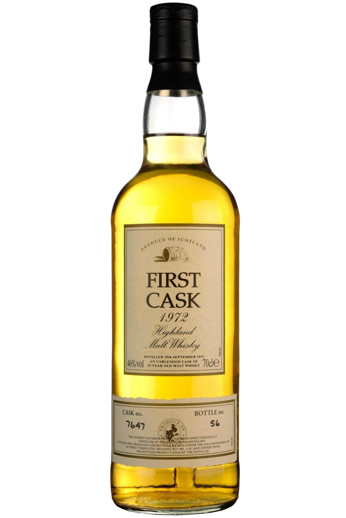 Glencadam 1972-2001 | 29 Year Old | First Cask 7647
