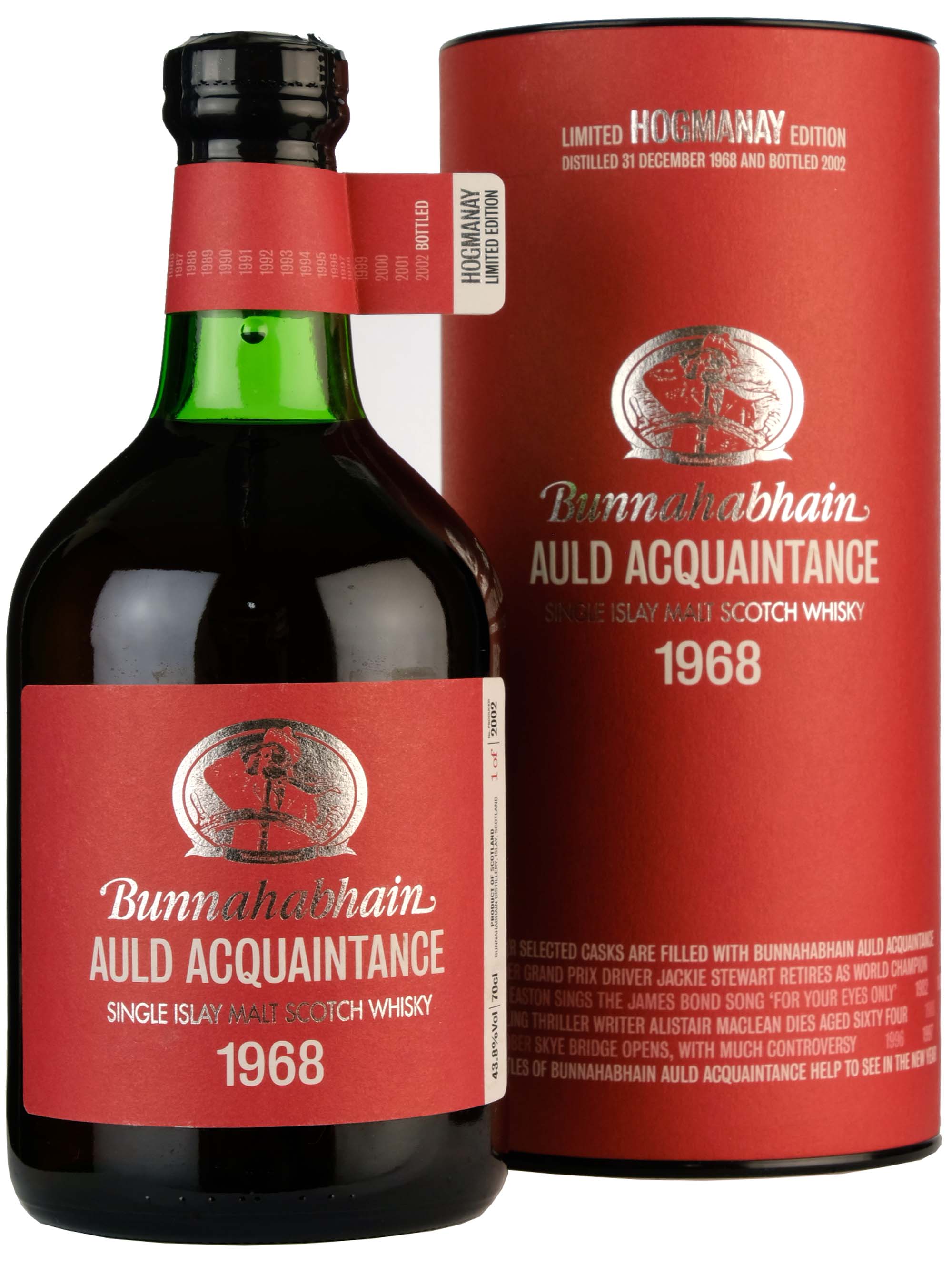 Bunnahabhain 1968-2002 | 34 Year Old Auld Acquaintance