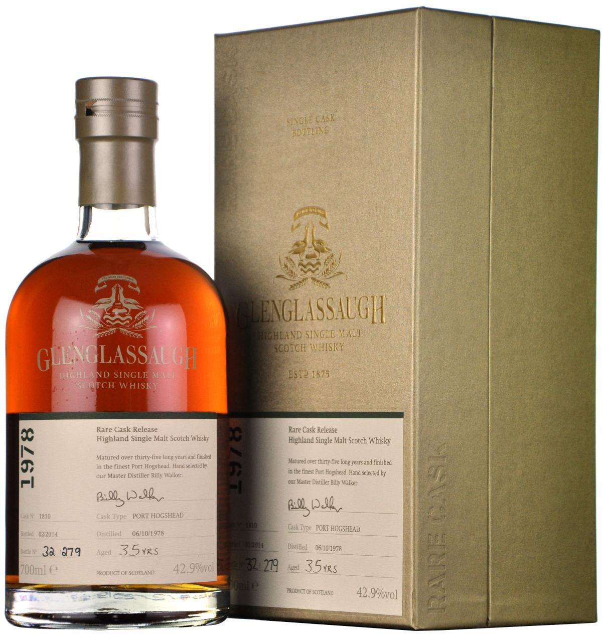 Glenglassaugh 1978-2014 | 35 Year Old | Single Cask 1810