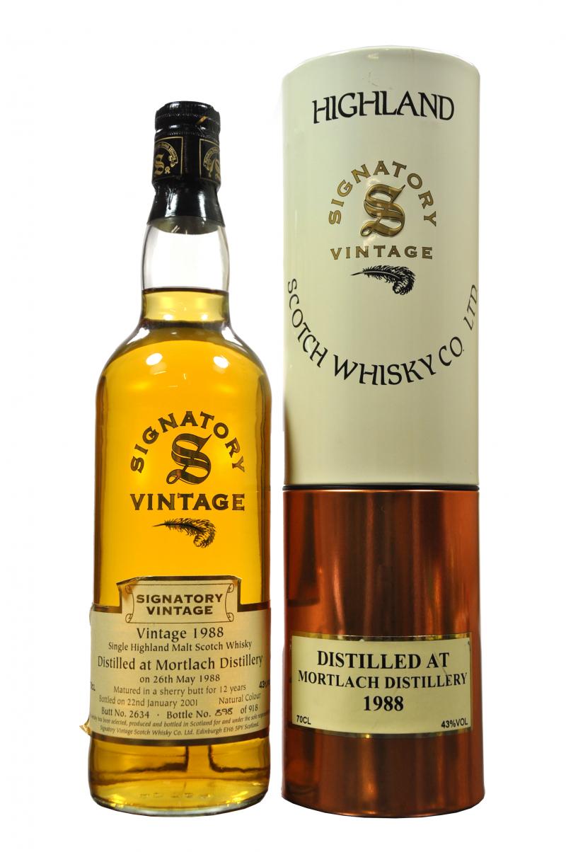 Mortlach 1988-2001 | 12 Year Old | Signatory Vintage Cask 2634