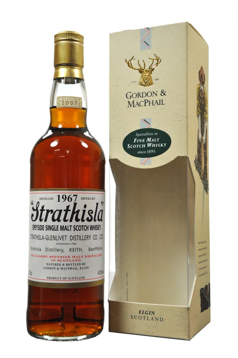 strathisla 1967-2007, gordon & macphail, speyside single malt scotch whisky