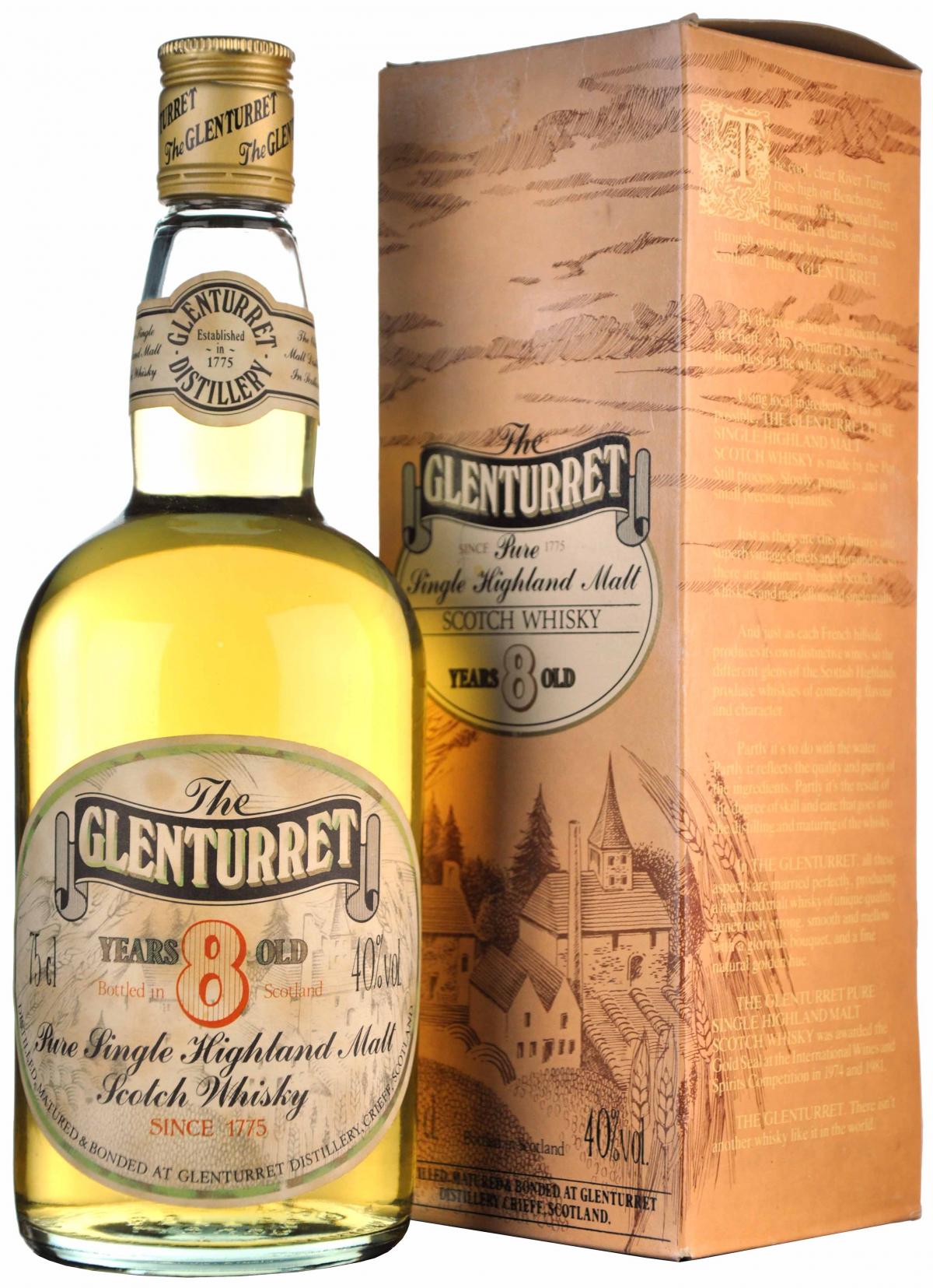 Glenturret 8 Year Old 1980s