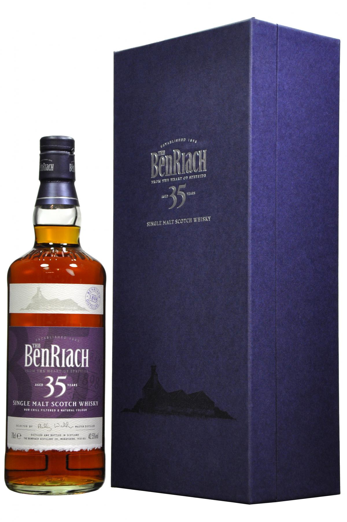 benriach 35 year old speyside single malt scotch whisky which replaces the discontinued 30YO