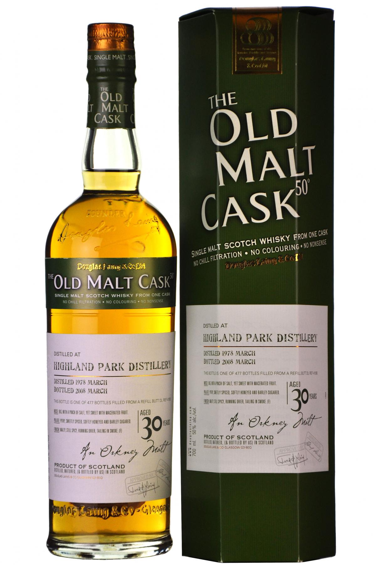 Highland Park 1978-2008 | 30 Year Old | Old Malt Cask 4190