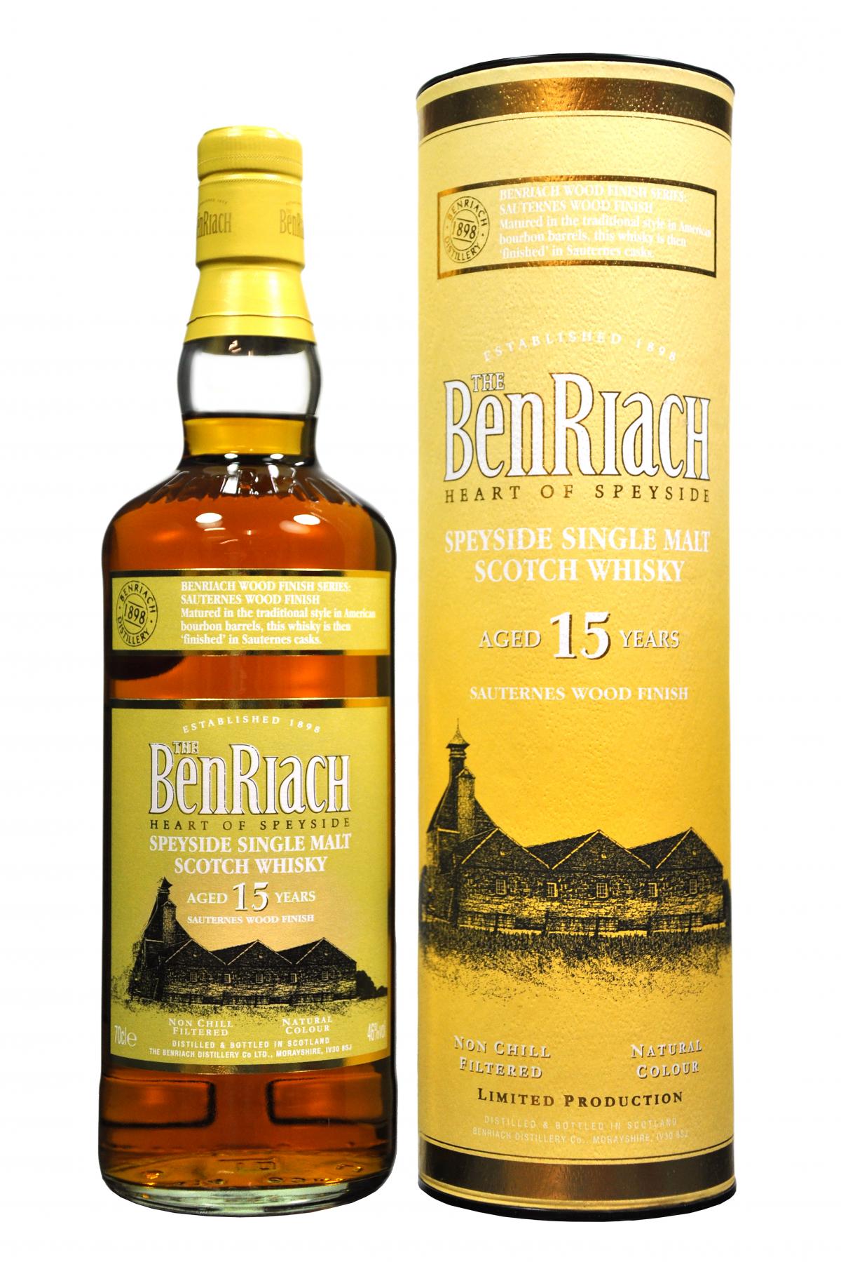 Benriach 15 Year Old | Sauternes Wood Finish