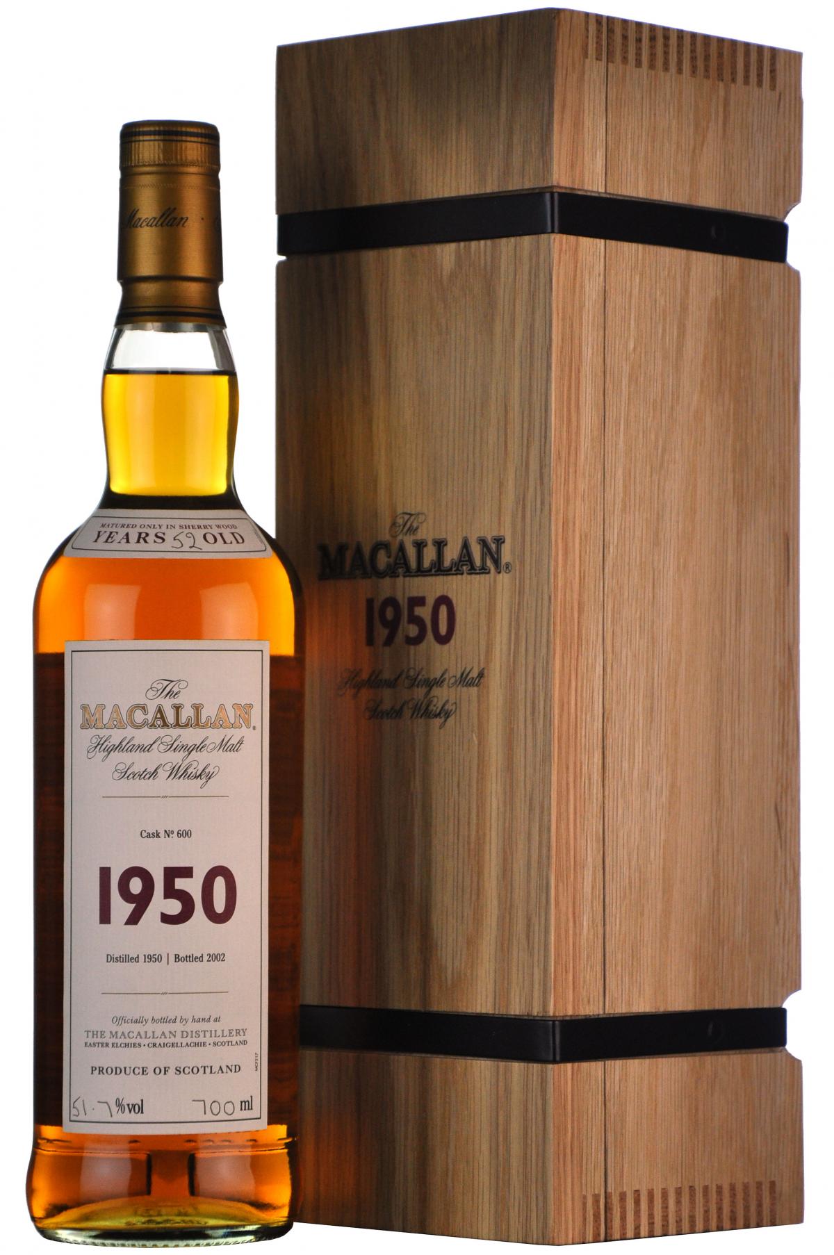 Macallan 1950-2002 | 52 Year Old | Fine & Rare